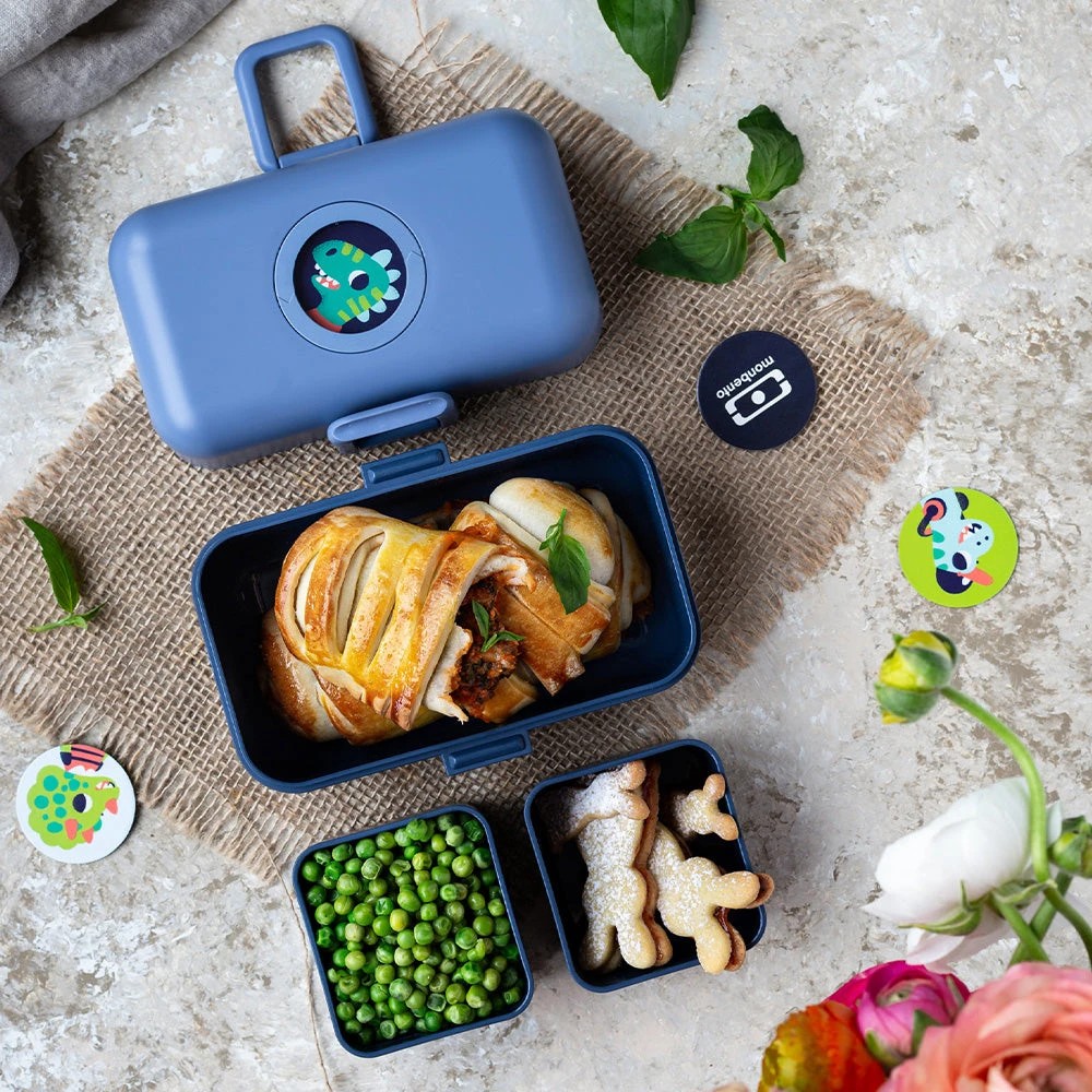2 Monbento Mb Tresor Kids Bento Box - Blue, 2 of 5