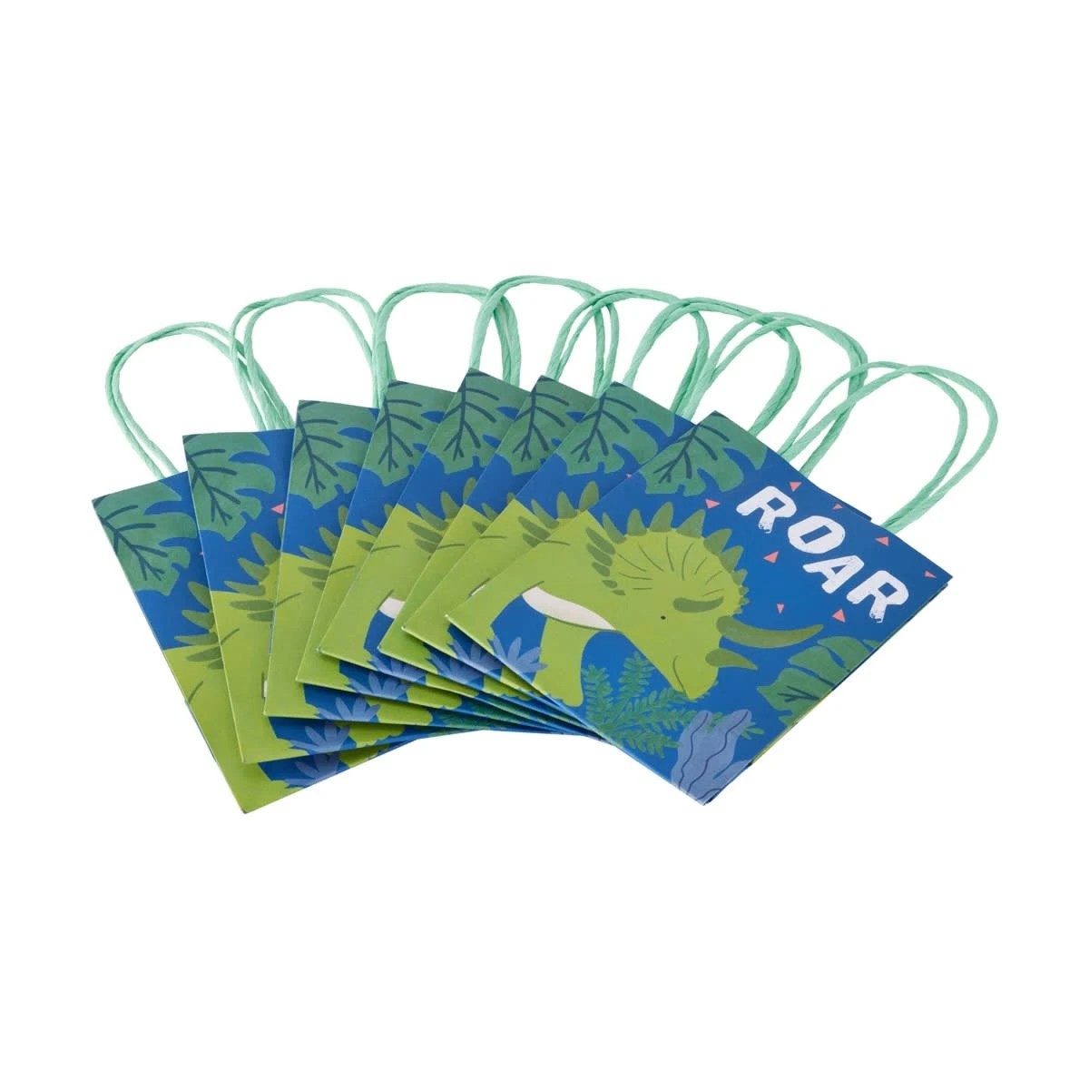 6 8 Pack Dinosaur Loot Bags, 6 of 7