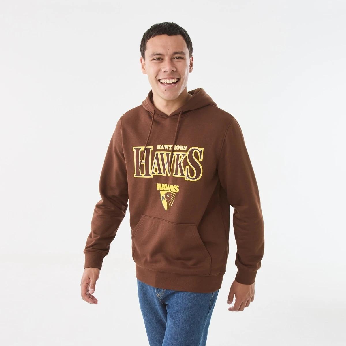 1 Official AFL Adult Hoodie Hawthorn, 1 of 5