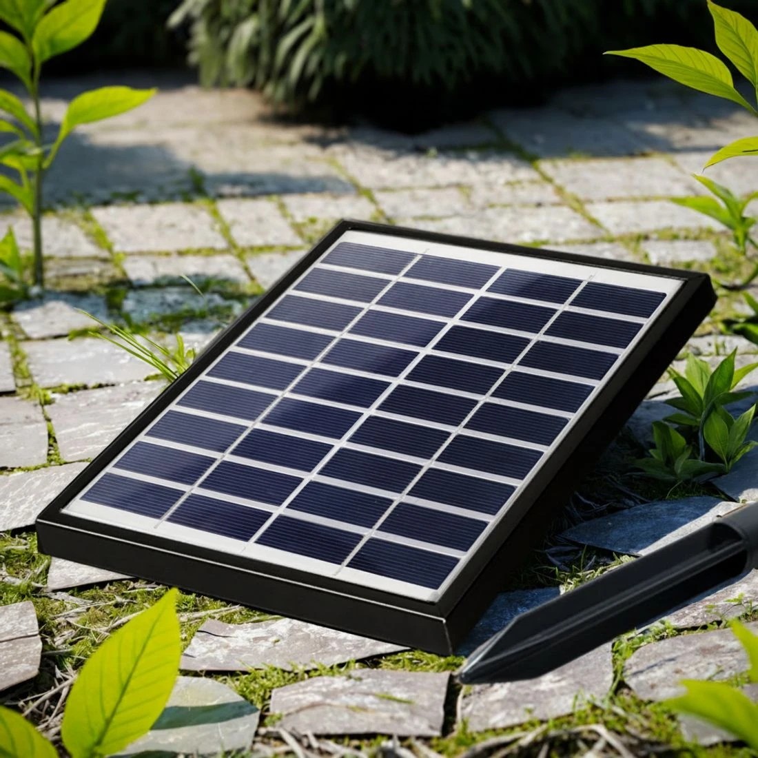 5 Gardeon Solar Fountain Water Feature Bird Bath Garden LED Light 80CM - Grey, 5 of 6