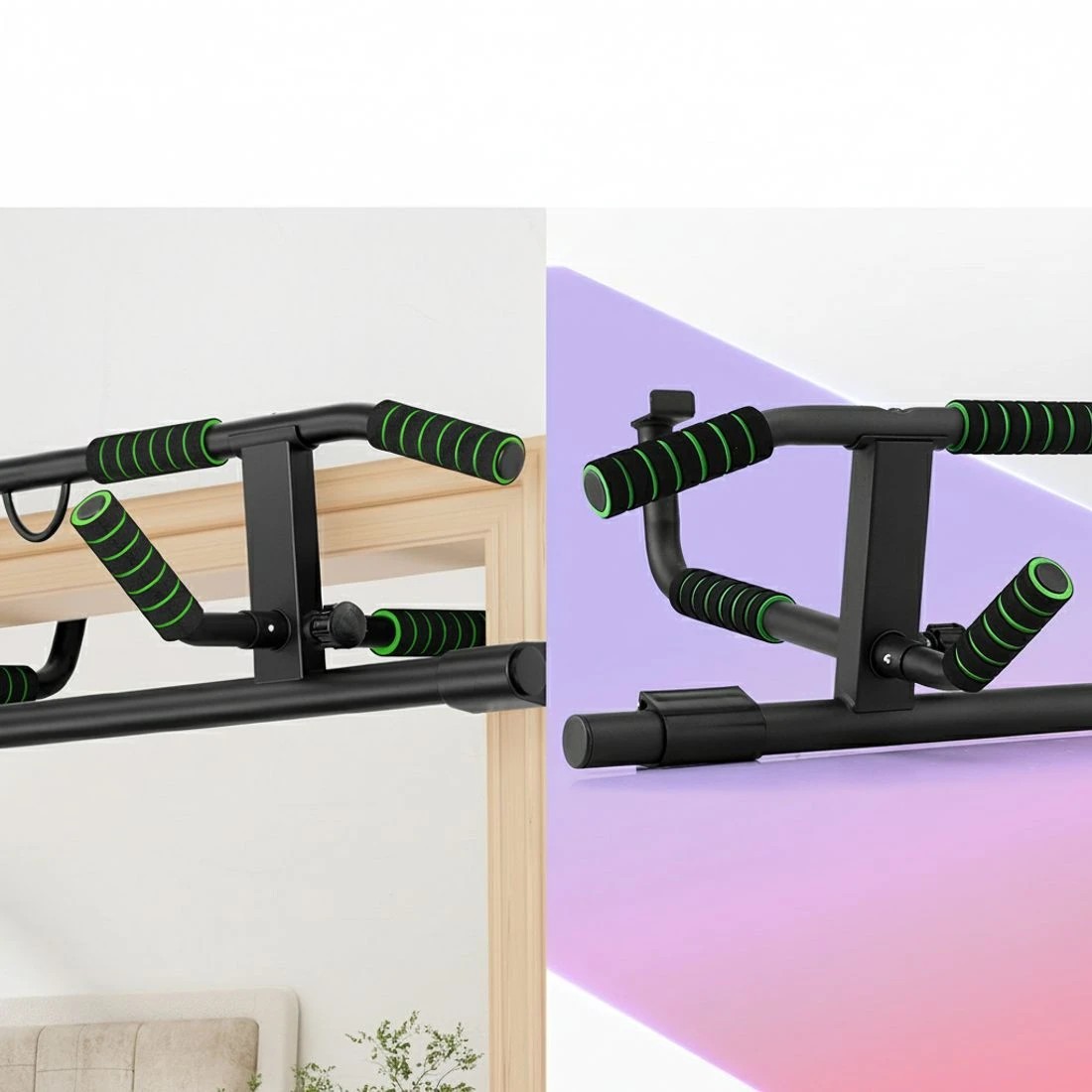 5 Everfit Multi-Grip Pull Up Bar - Black, 5 of 6