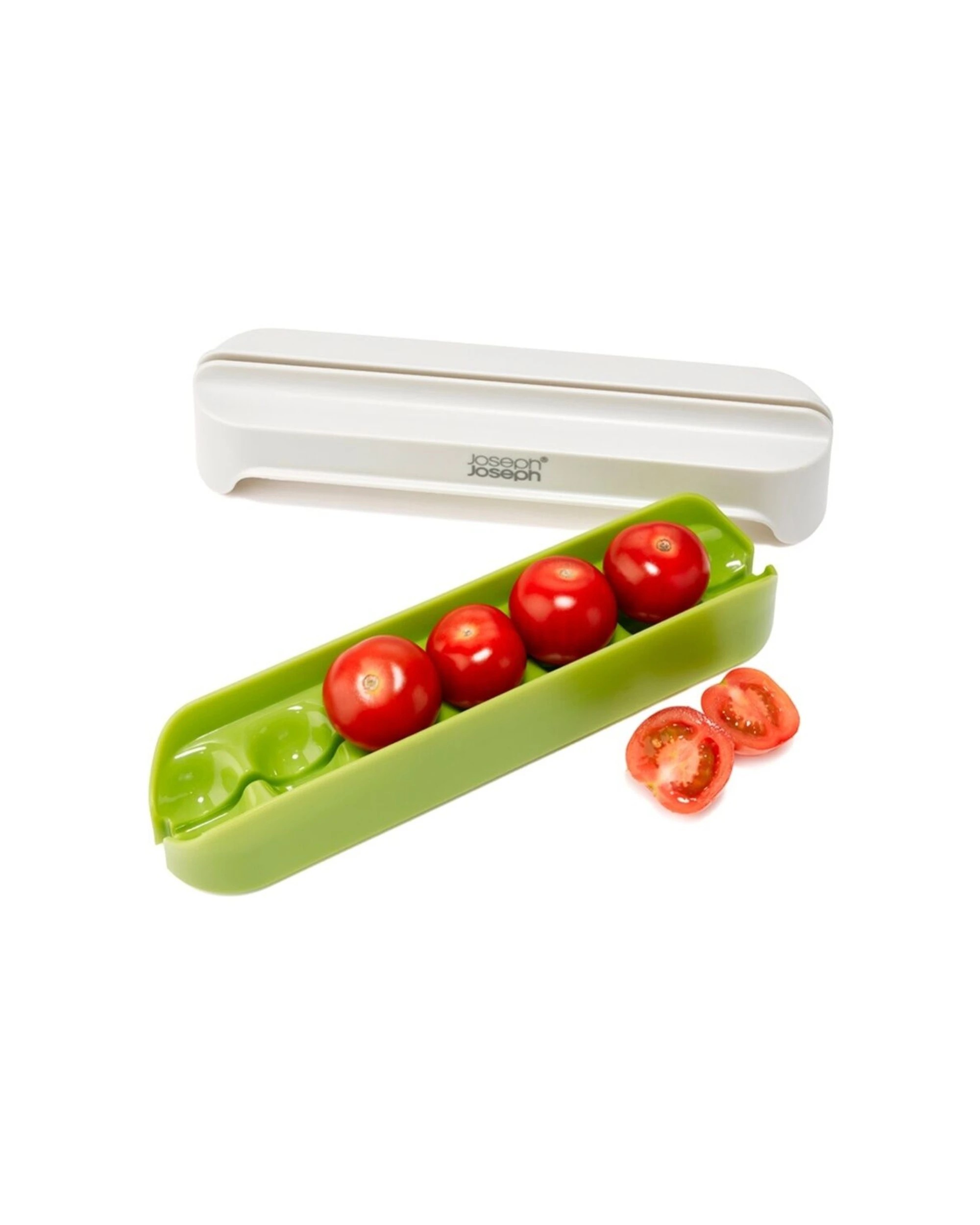 3 Joseph Joseph 2PK Halve-It Slicing Tool Food Slicer Kitchen Utensil Stone - Green, 3 of 7