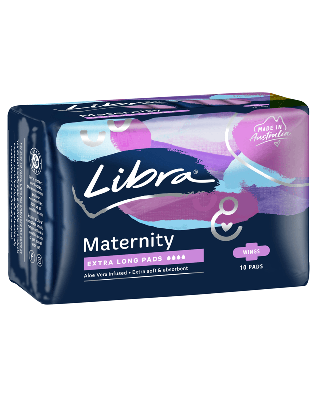 Libra 10 Pack Maternity Extra Long 
