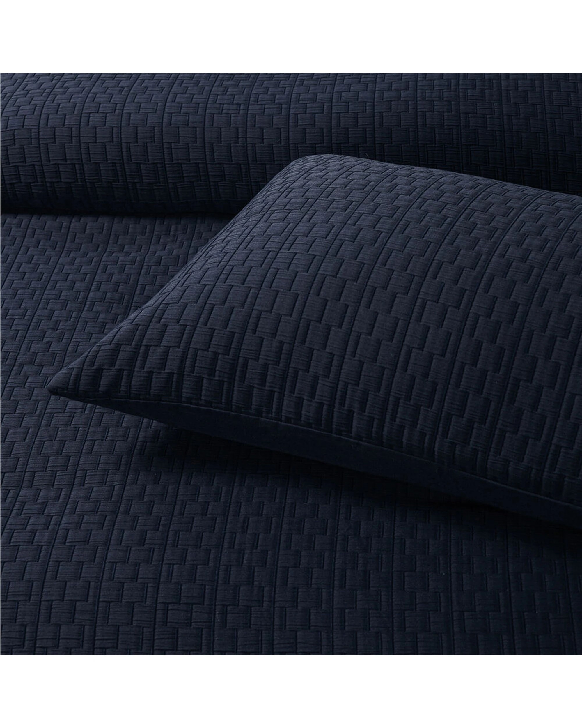 4 Bianca Burleigh King Ink Polyester Cotton Quilt Cover & Pillowcase Set - Blue, 4 of 4