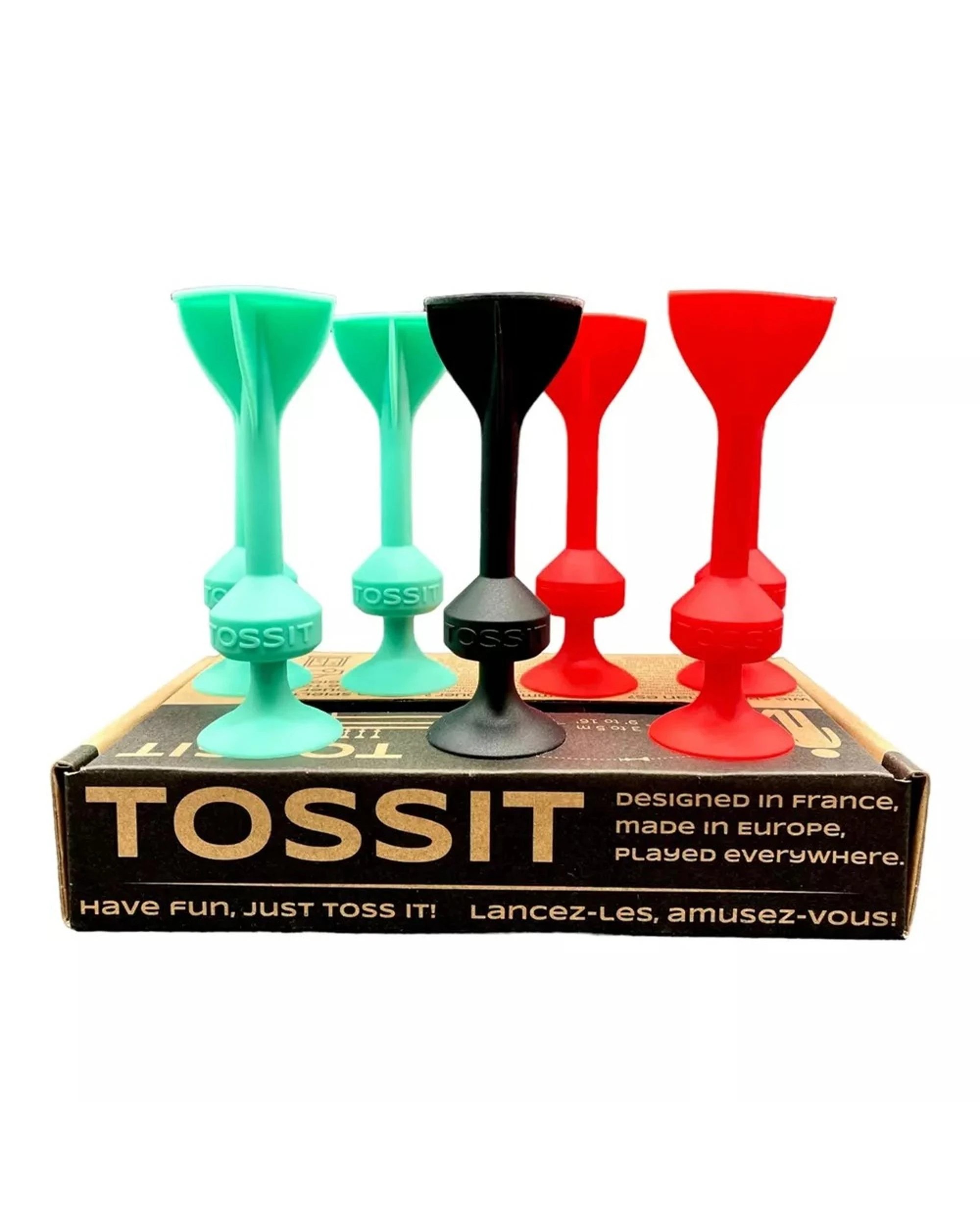 1 TOSSIT Game Original Starter Pack - Cyan/Red - Multi, 1 of 8