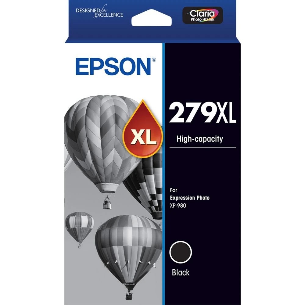 1 Epson 279XL Claria HD Photo Ink Cartridge Black, 1 of 1