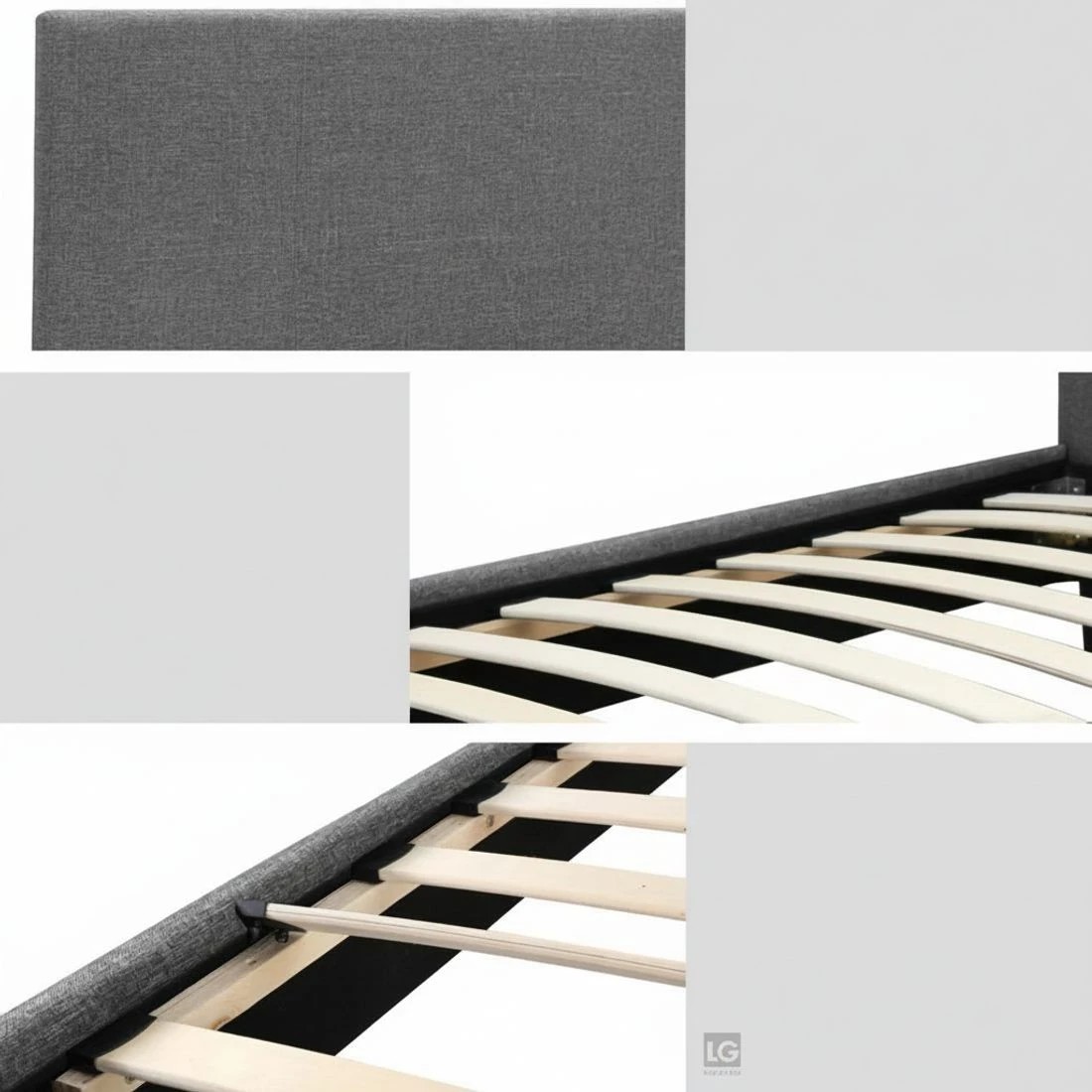 5 Artiss Bed Frame King Single Size  NEO - Grey, 5 of 5