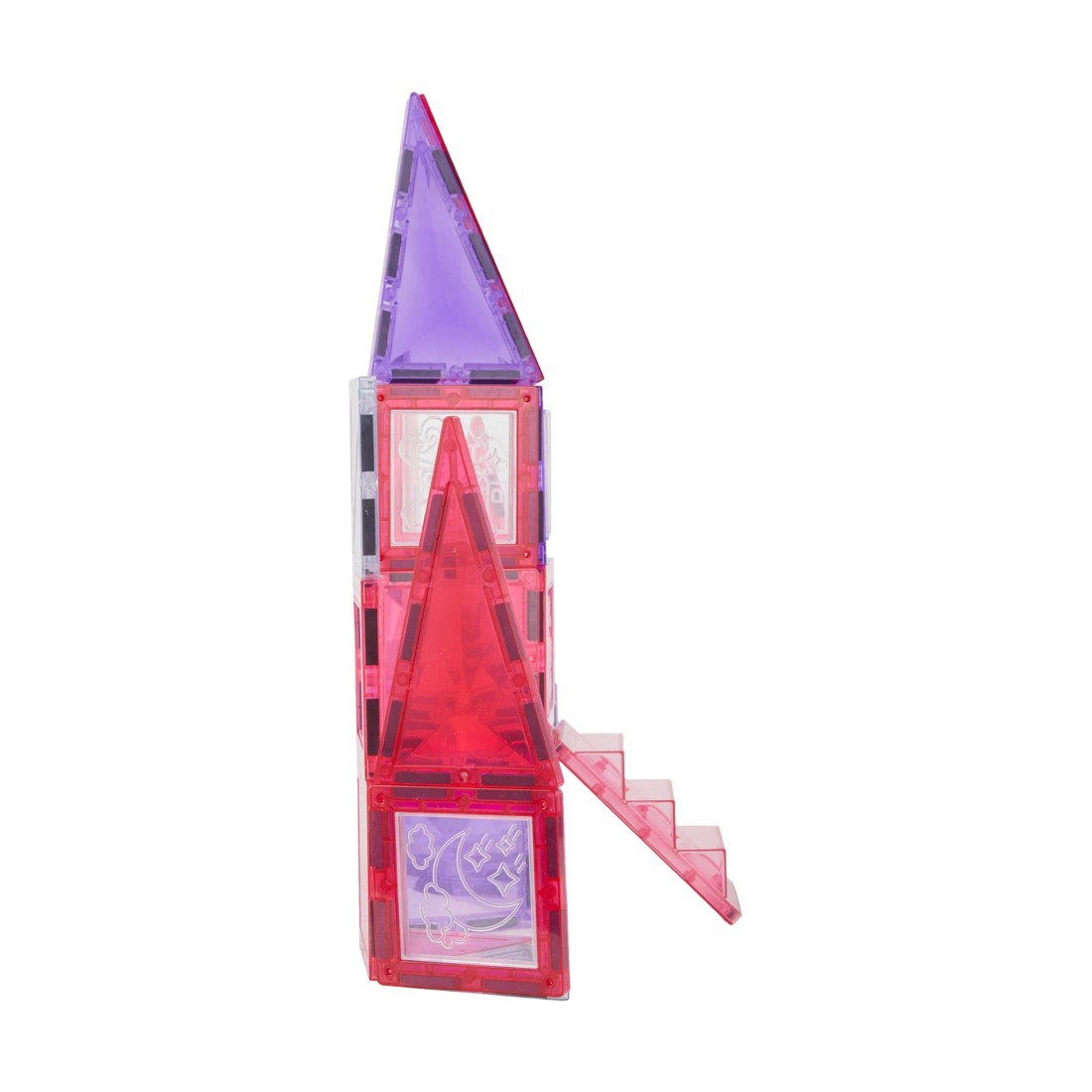 3 47 Piece Magnetics Paint Your Own Castle Playset, 3 of 10