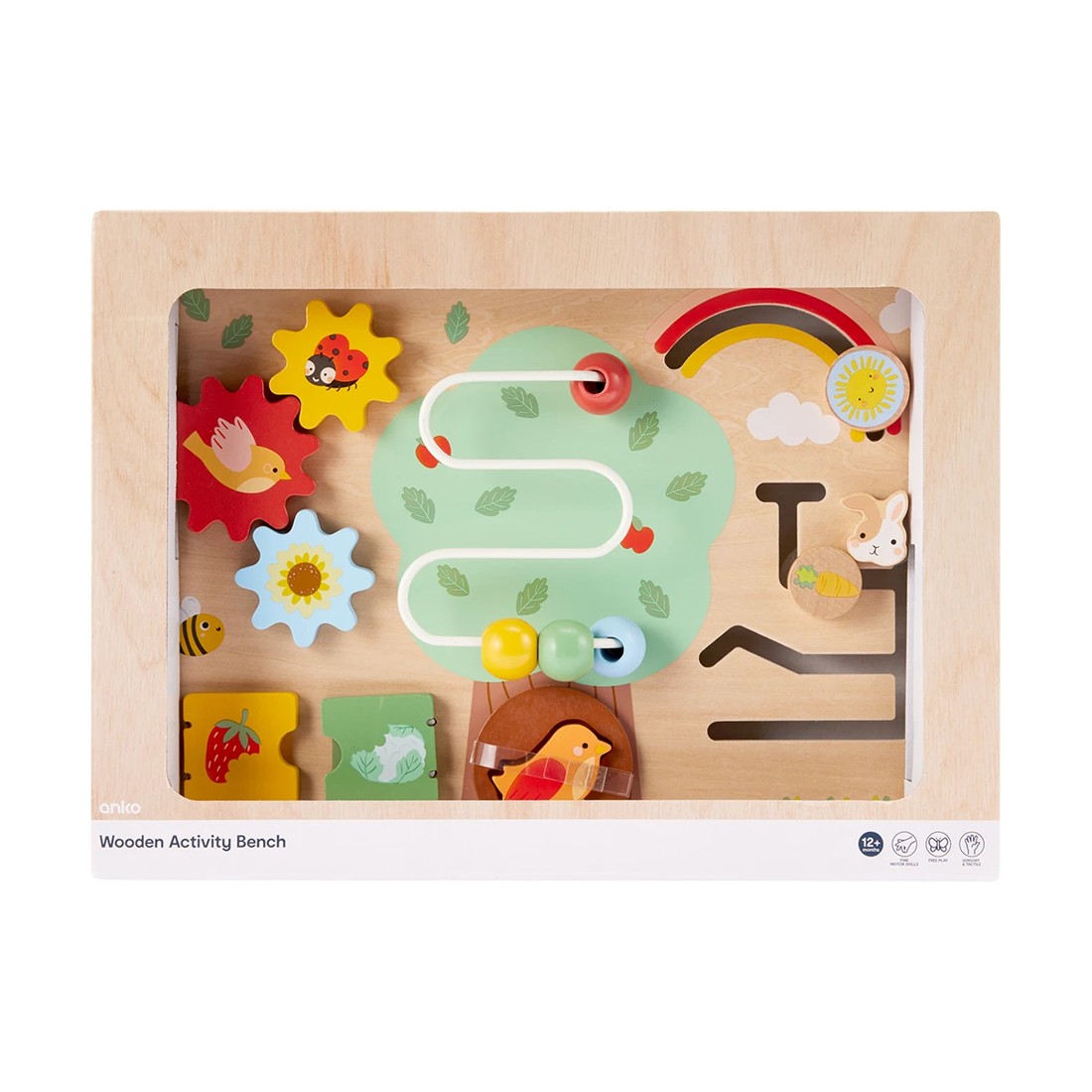 8 Wooden Activity Bench, 8 of 9