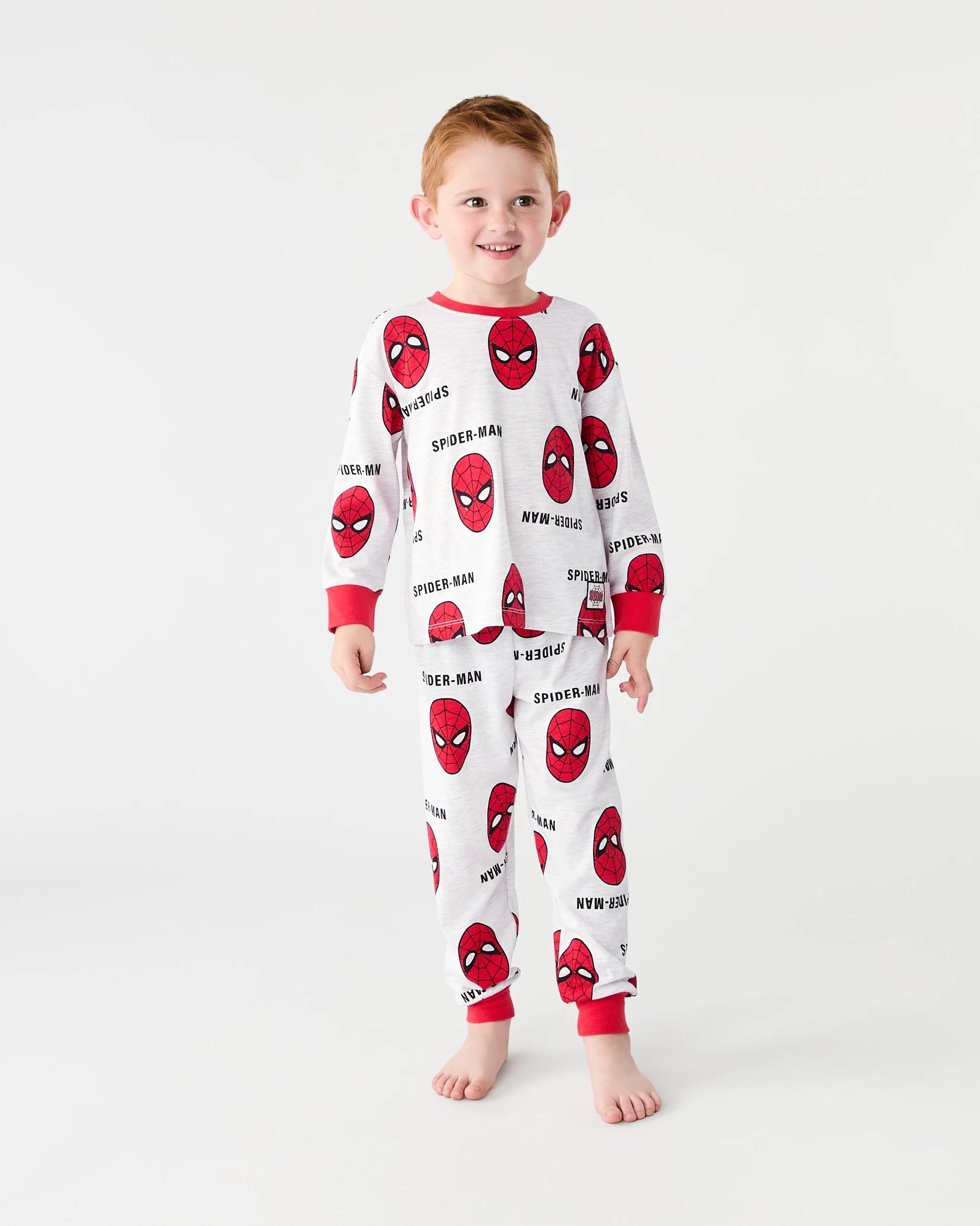 1 Spider-Man License Pyjama Set Spiderman, 1 of 9