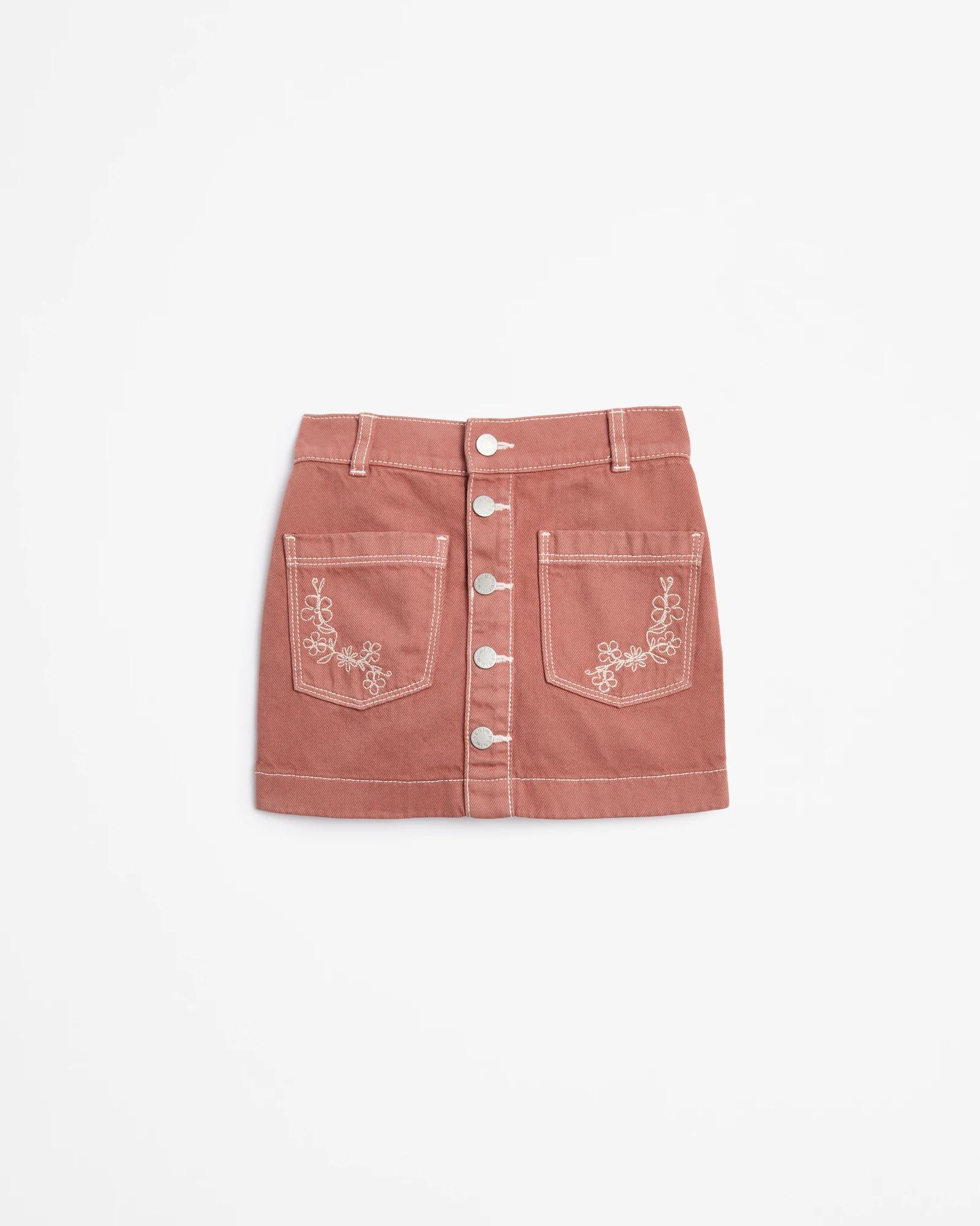 4 Target Denim Skort BROWN, 4 of 5