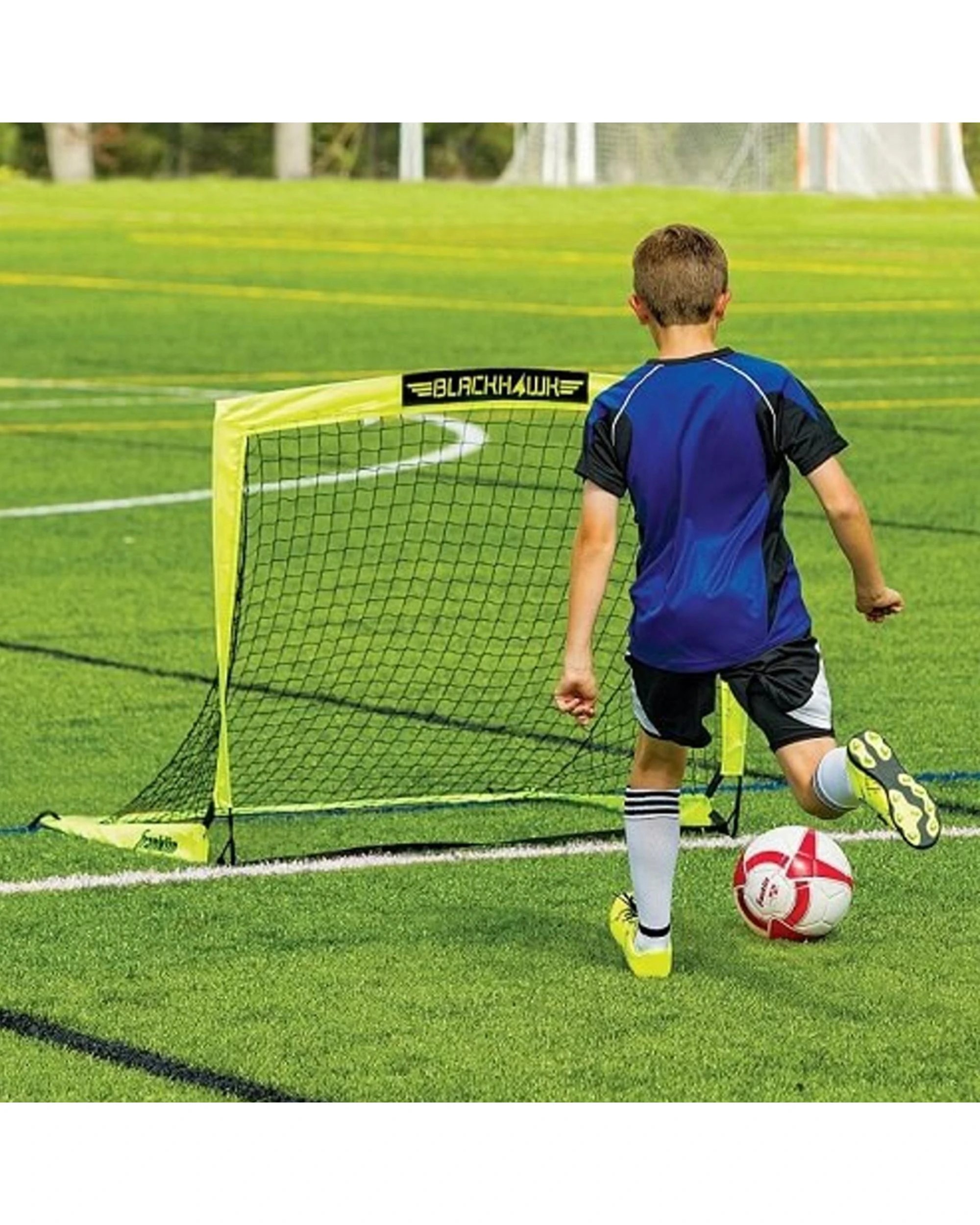 3 Franklin Sports Blackhawk Kids 4' x 3' Soccer Goal, 3 of 3