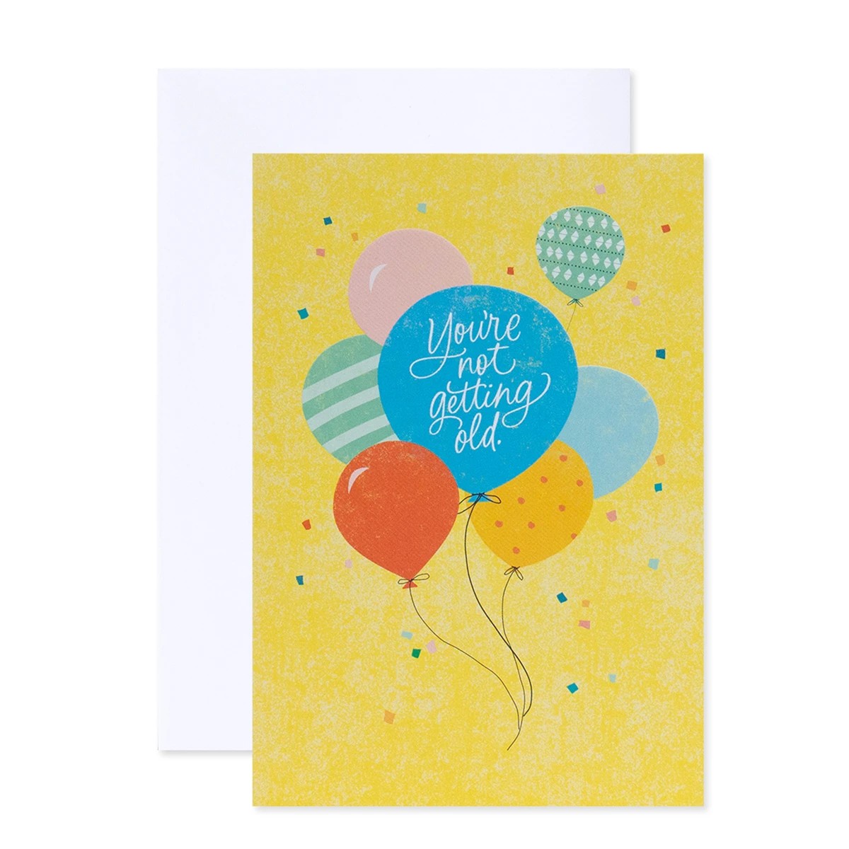1 Connections from Hallmark Birthday Card - Balloons, 1 of 3