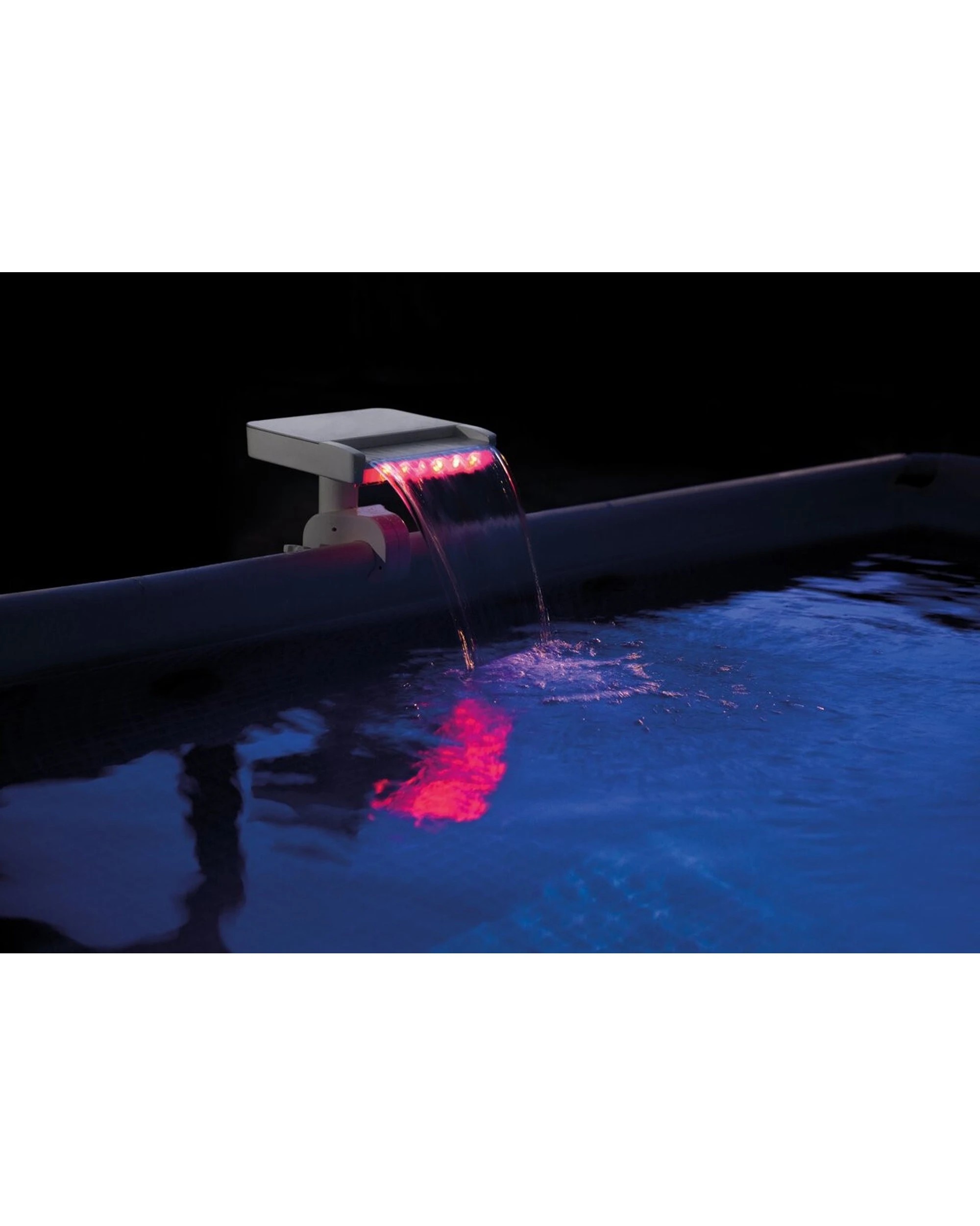 4 IntexColor Led Above Ground Waterfall Cascade - Beige, 4 of 8