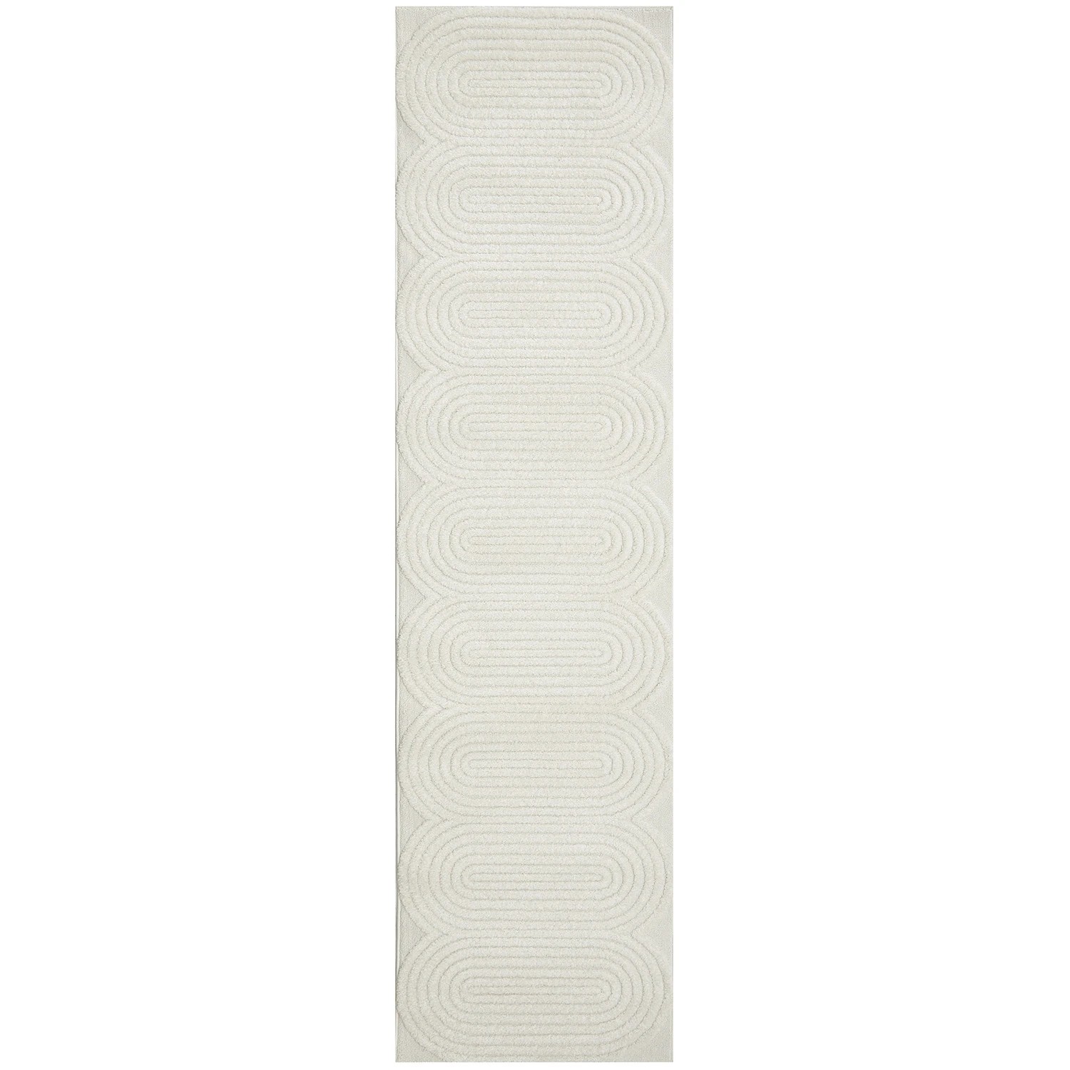 2 Common Ground Rugs Nirvana Carl 400x80cm - Large Runner Power Loomed Pet Friendly Rug - Natural, 2 of 7
