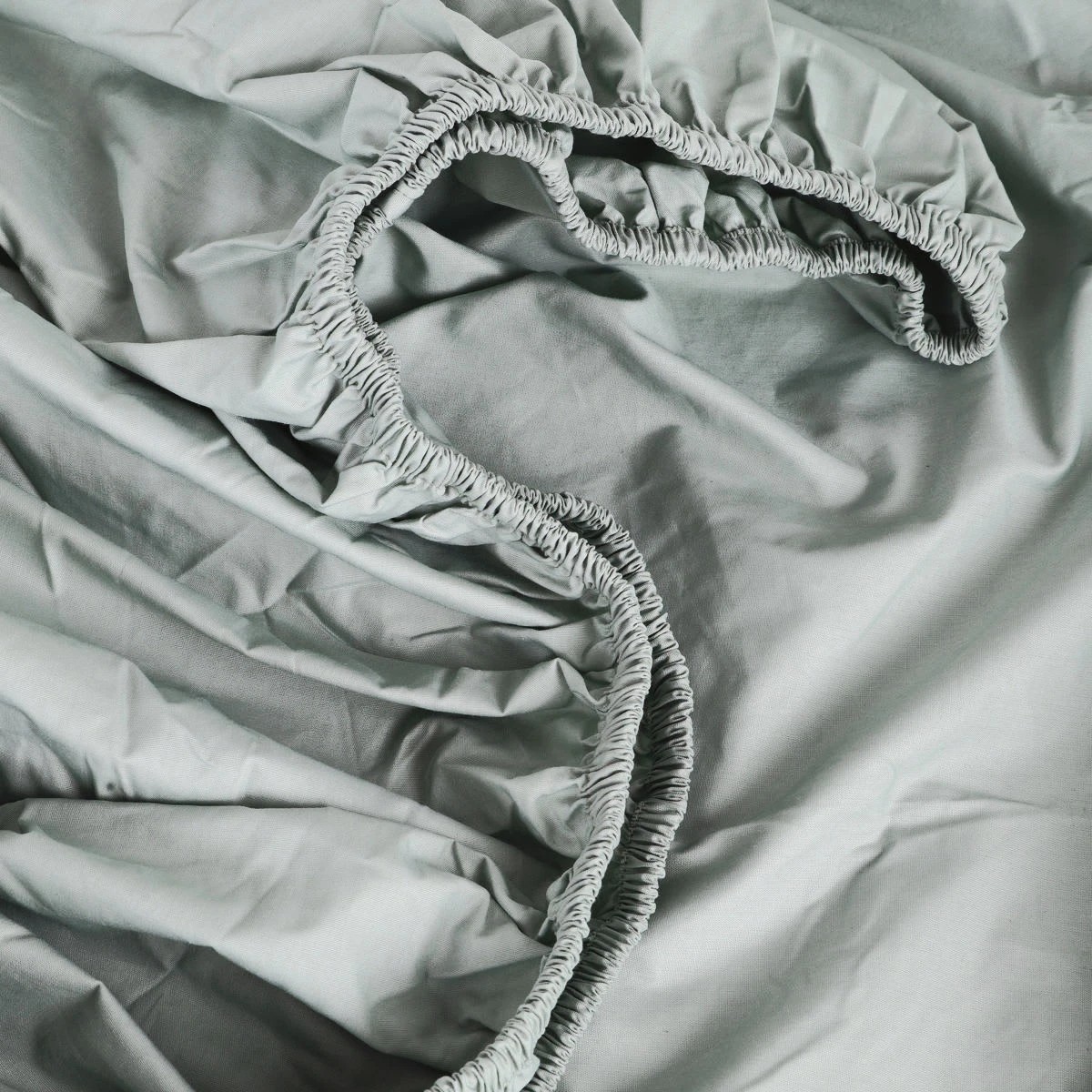 3 250 Thread Count Cotton Rich Sheet Set - Single Bed, Eucalyptus, 3 of 7