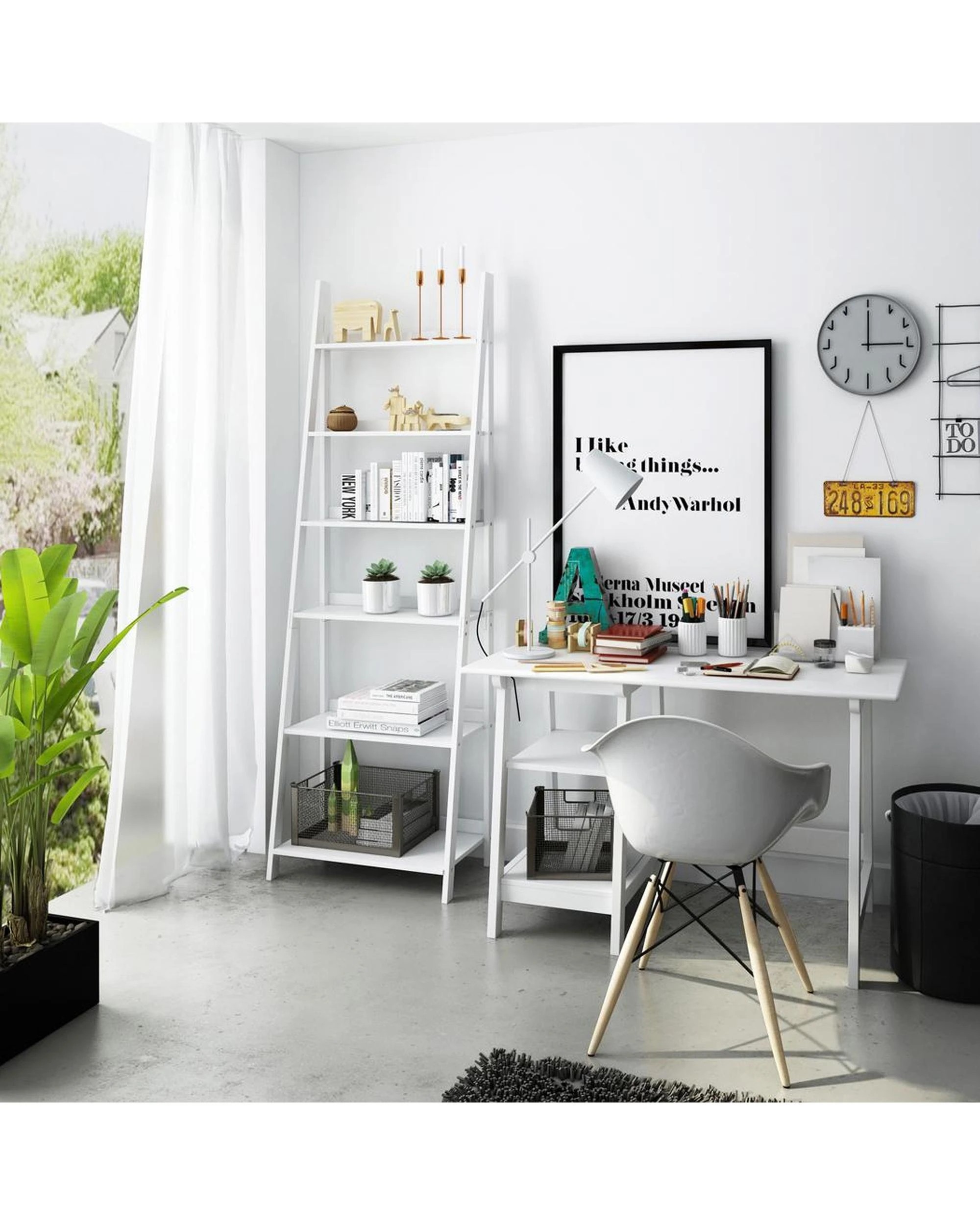 4 Chole 6 Tier Display Shelf Rack White, 4 of 6