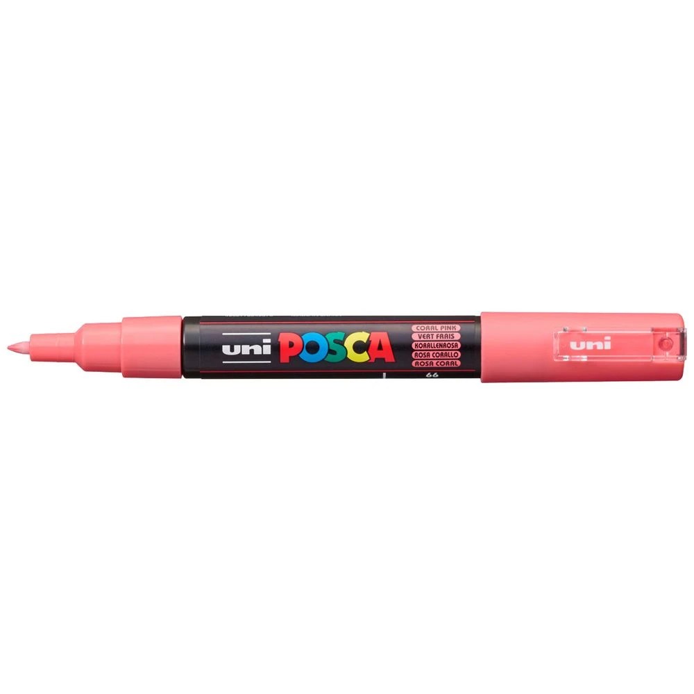 1 POSCA PC 1M Paint Marker Coral Pink, 1 of 6