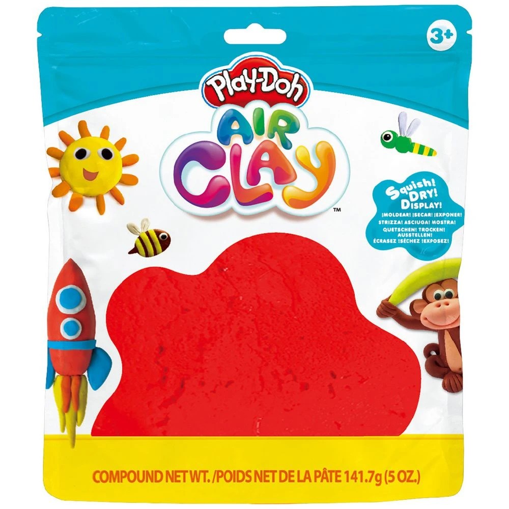 1 Play-Doh Air Clay 141.7g Red, 1 of 1