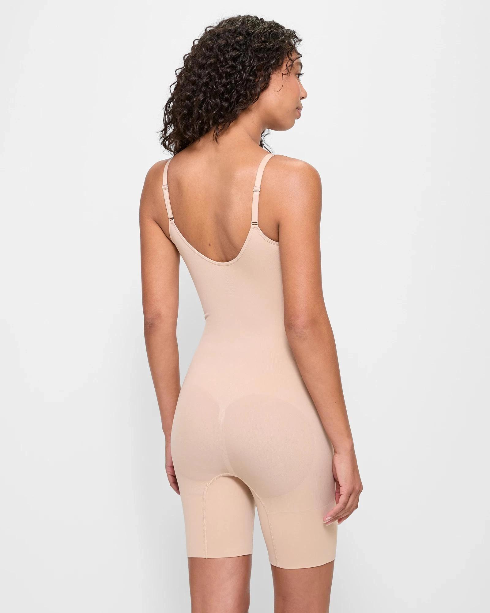 4 Target Seamless Sculpt Mid Thigh Bodysuit NUDE, 4 of 4
