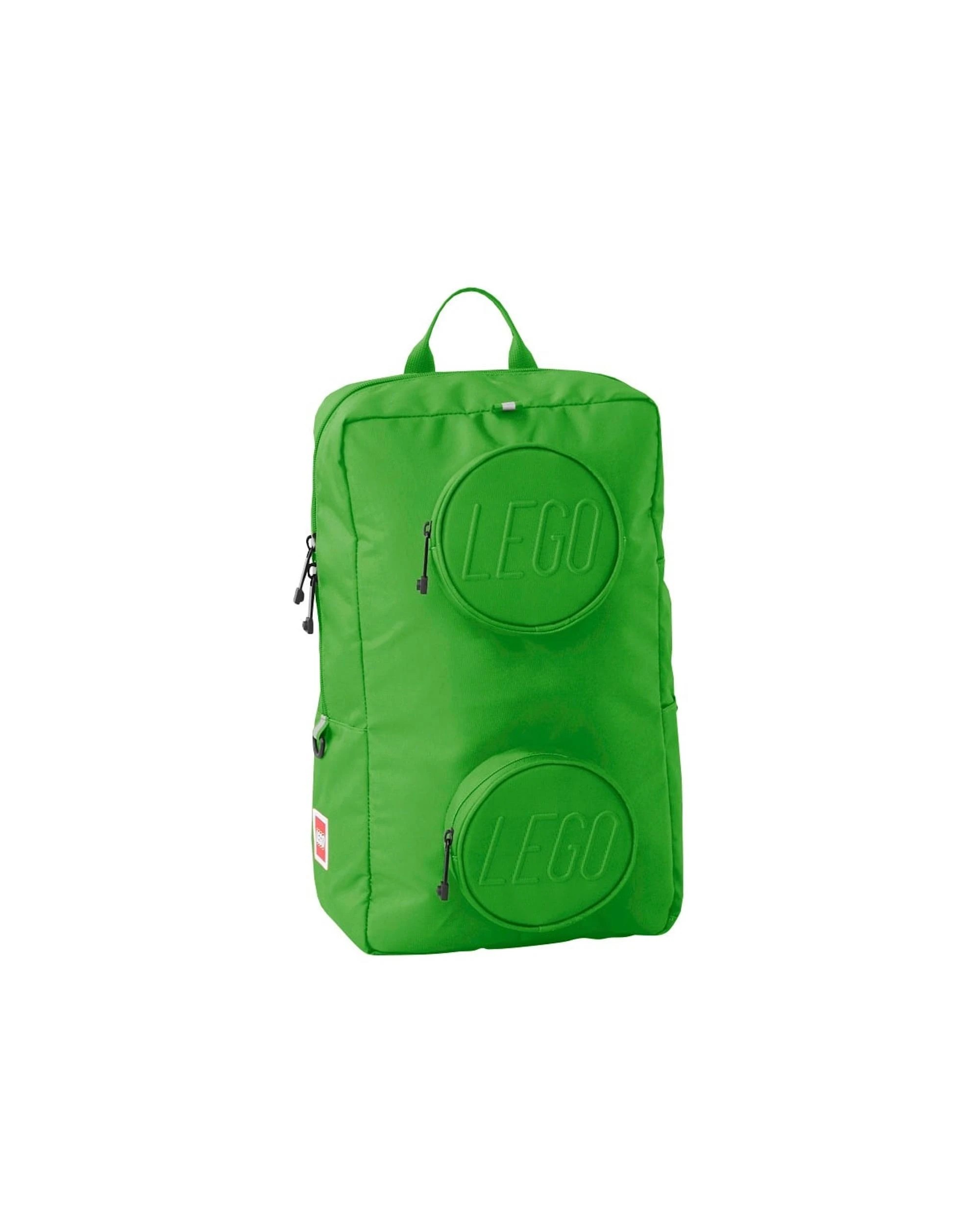 1 LEGO Brick 1x2 Bright Green Backpack, 1 of 7