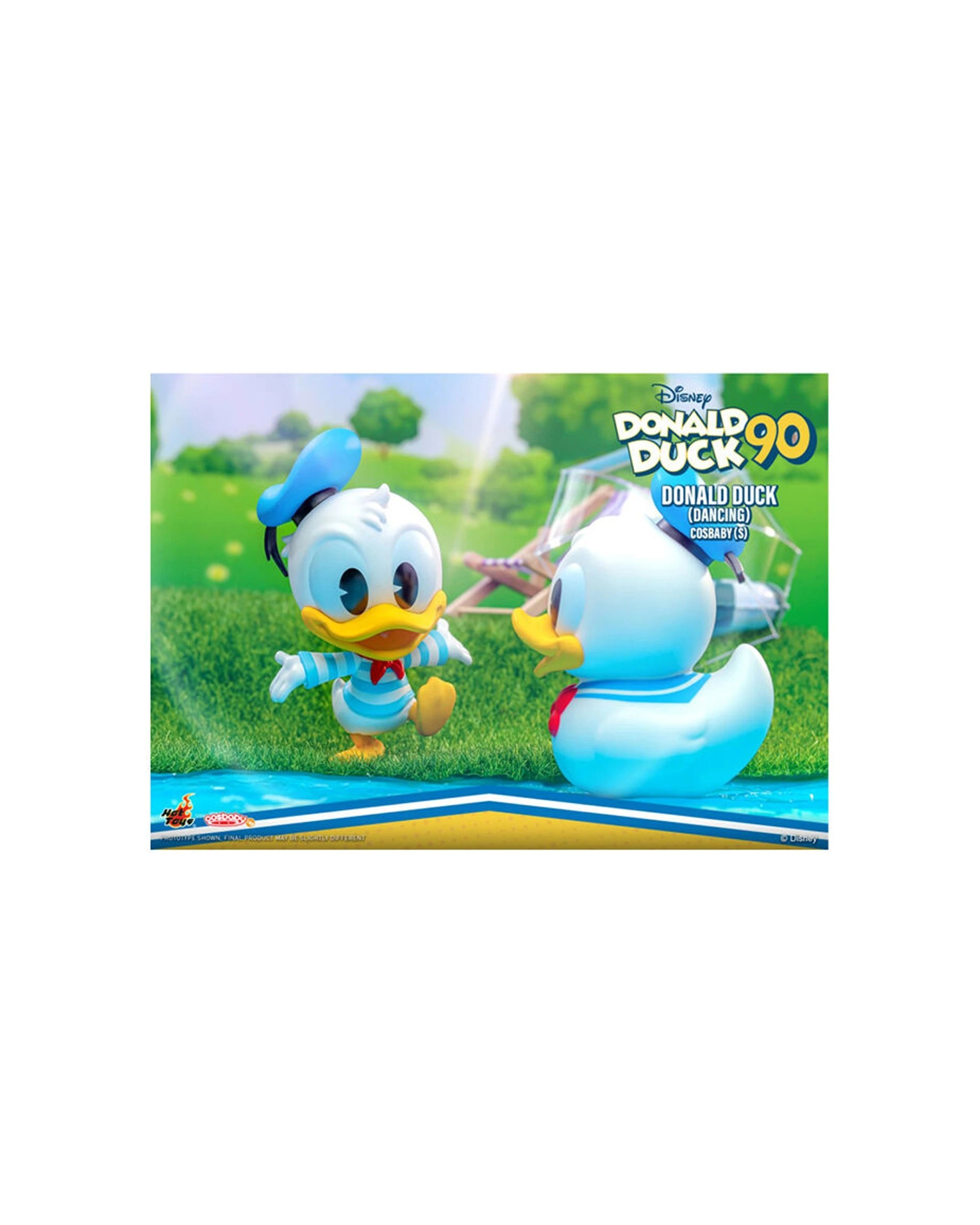 2 Donald Duck Dancing 90th Anniv Cosbaby Hot Toys Action Figure Toy 11-13.5cm, 2 of 3