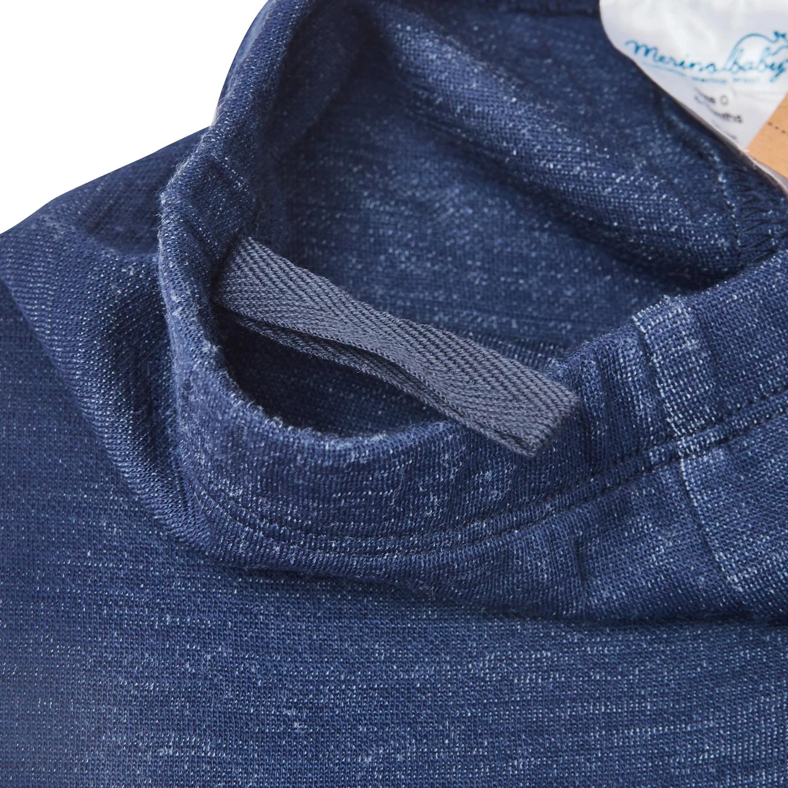 7 Merino Baby Australian Merino Wool Merino Pant- Navy Marle , 7 of 7
