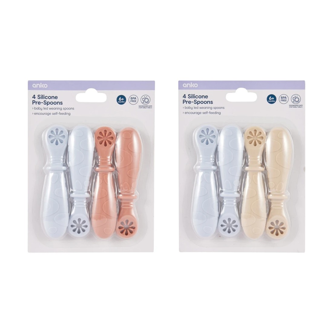 7 4 Pack Silicone Pre-Spoons - Assorted, 7 of 7