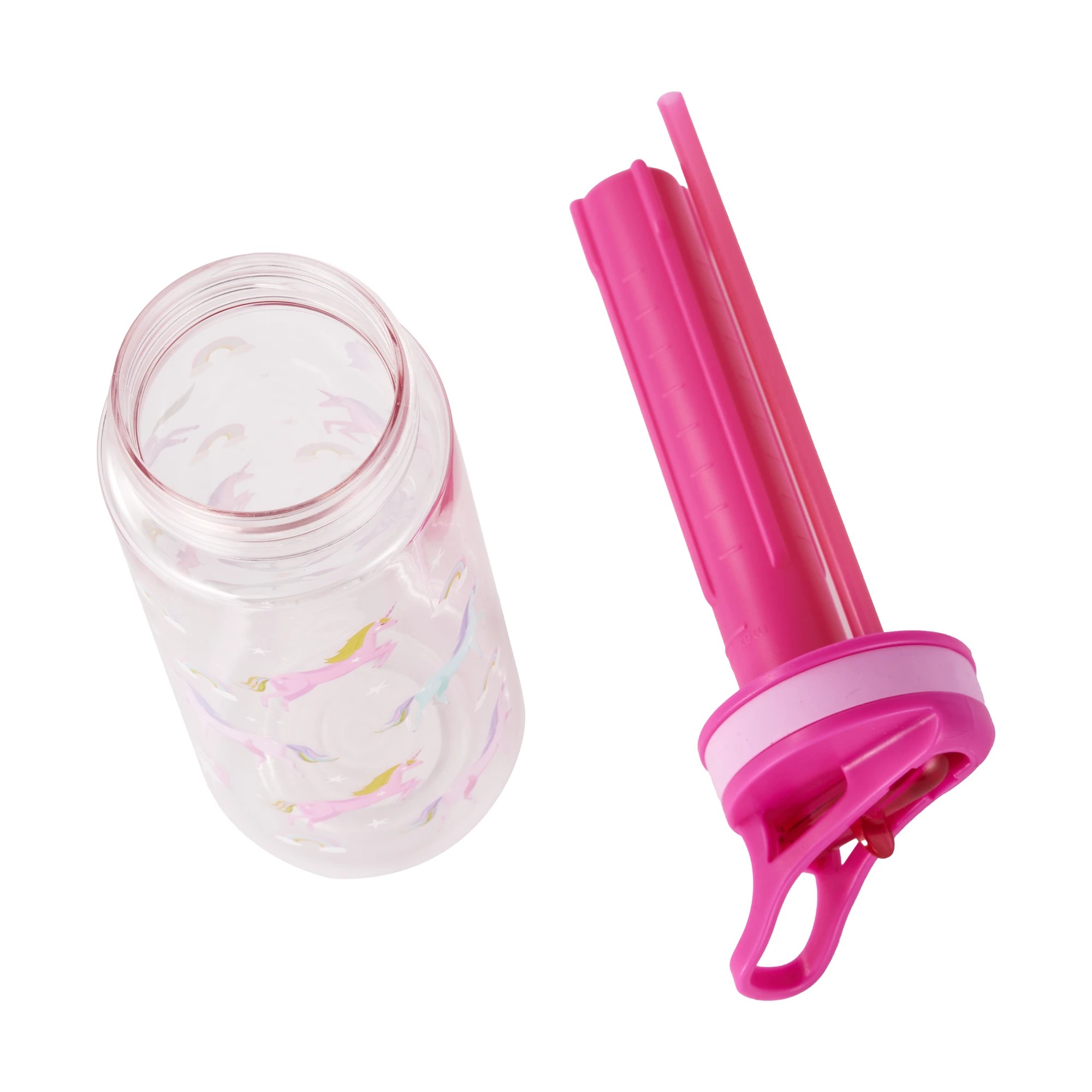 7 650ml Pink Unicorn Flared Drink Bottle, 7 of 8