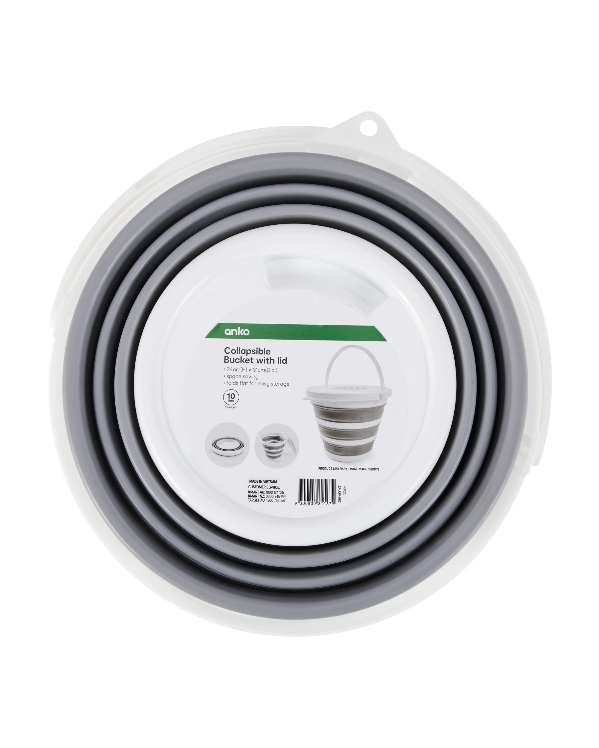 9 10L Collapsible Bucket with Lid, 9 of 9