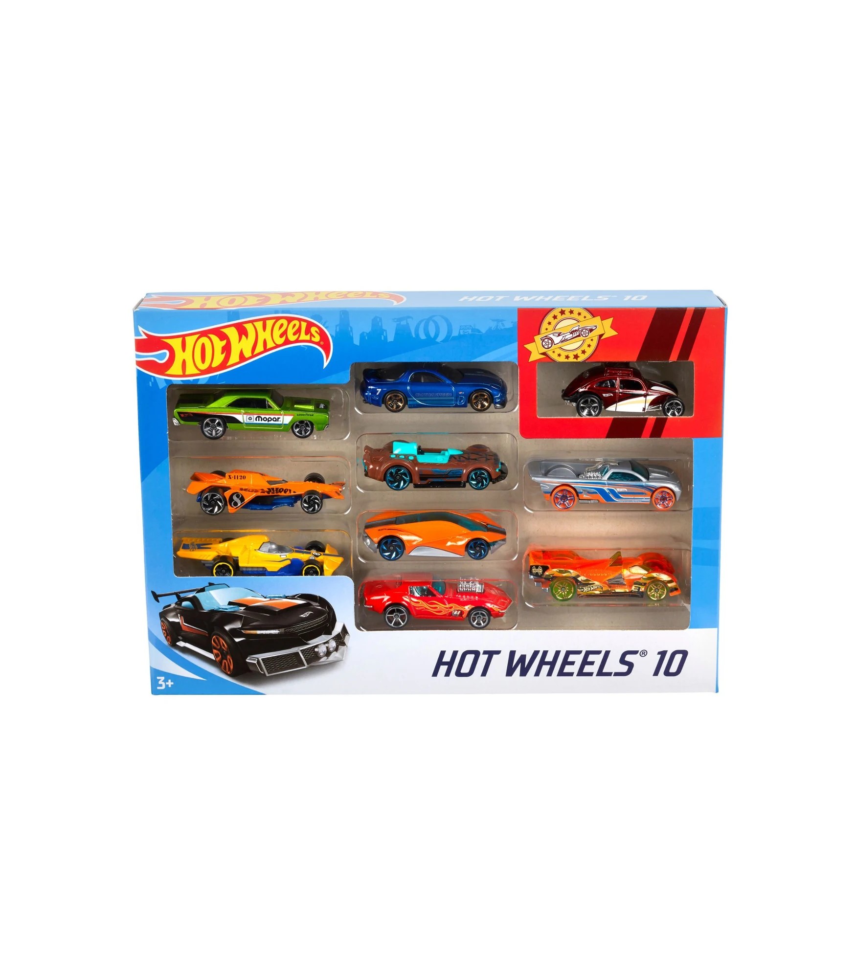 3 Hot Wheels 10 Pack Basic Cars - Assorted* - Multi, 3 of 6