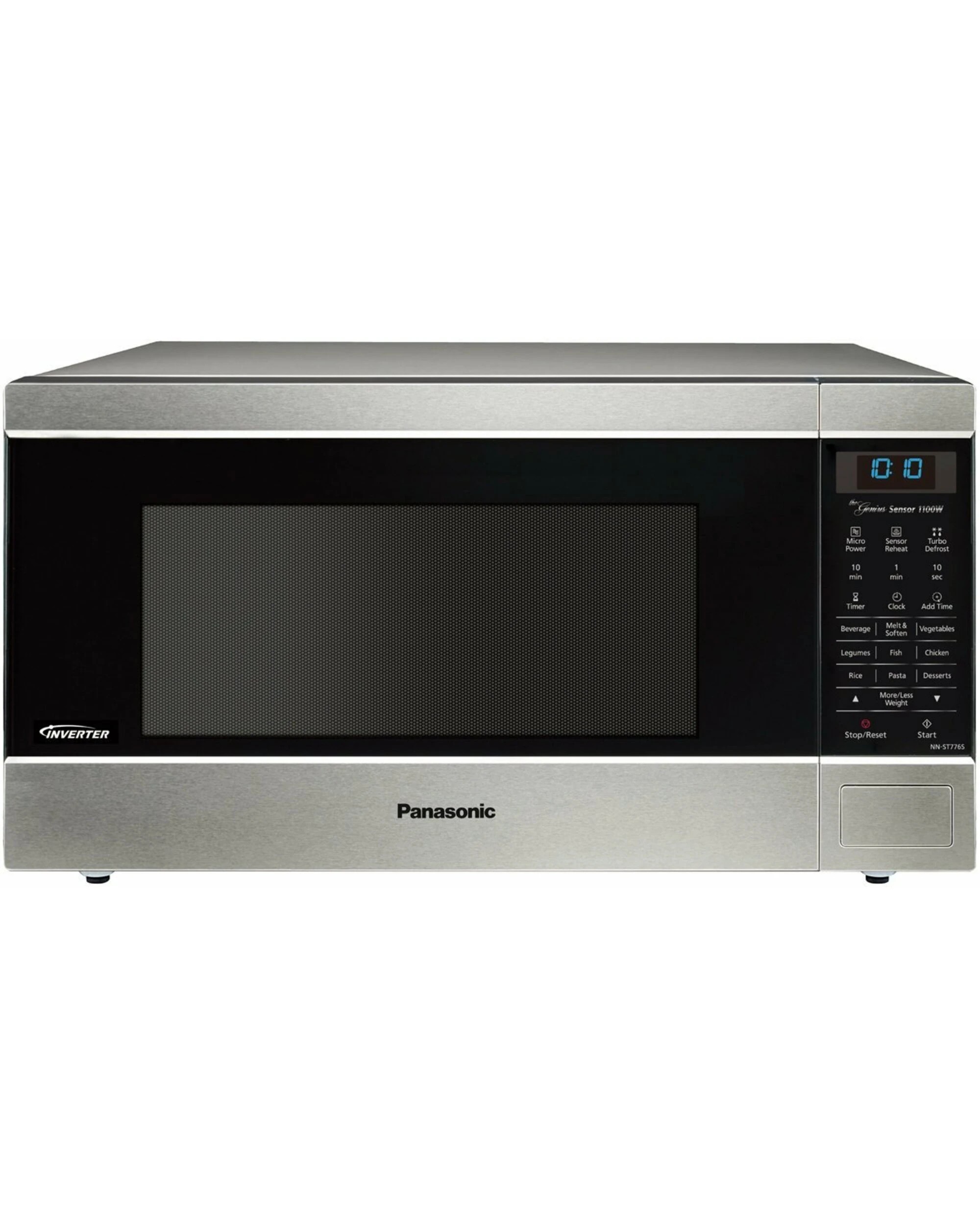 1 Panasonic 44L Genius Inverter 1100 watt Microwave Oven Stainless Steel, 1 of 4