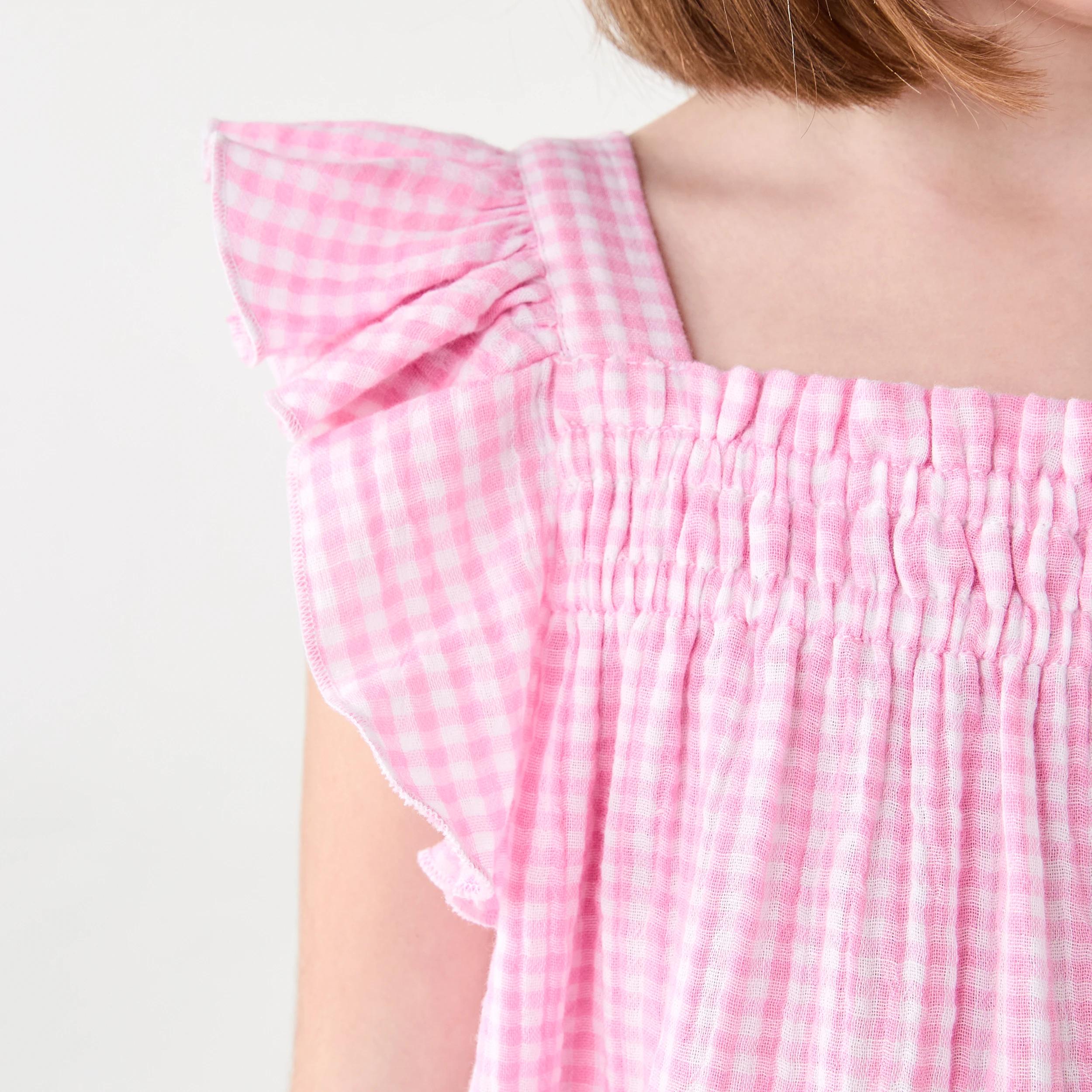 5 Woven Frill Top PINK GINGHAM, 5 of 7