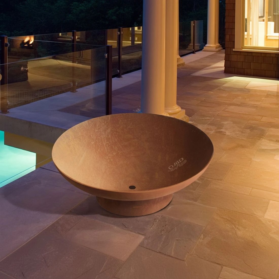 5 Grillz Fire Pit Bowl Cast Iron Rustic 70cm - Natural, 5 of 8