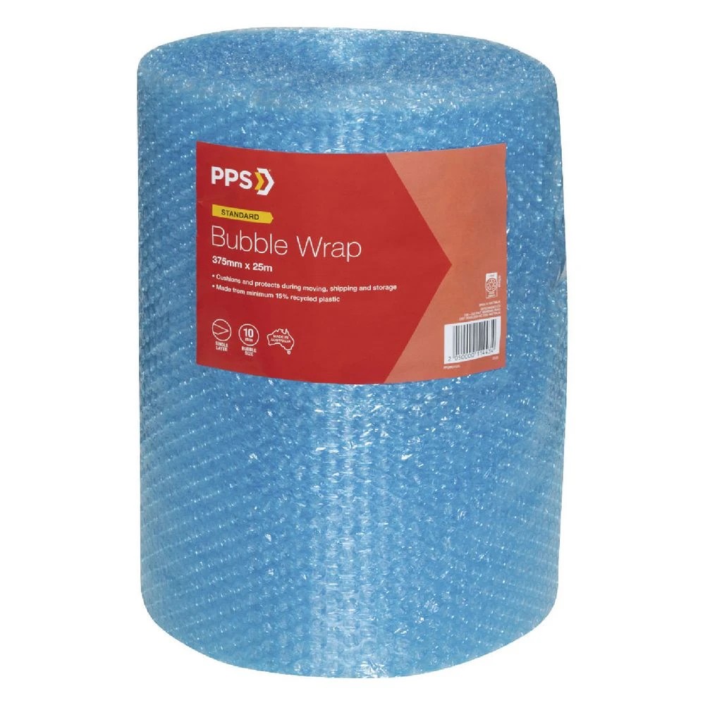 2 PPS 375mm x 25m Bubble Wrap Roll 64 Pack, 2 of 3