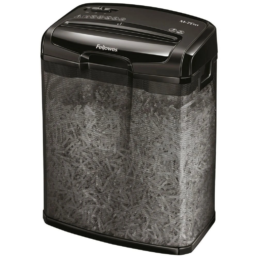 1 Fellowes Cross Cut Shredder M-7Cm, 1 of 5