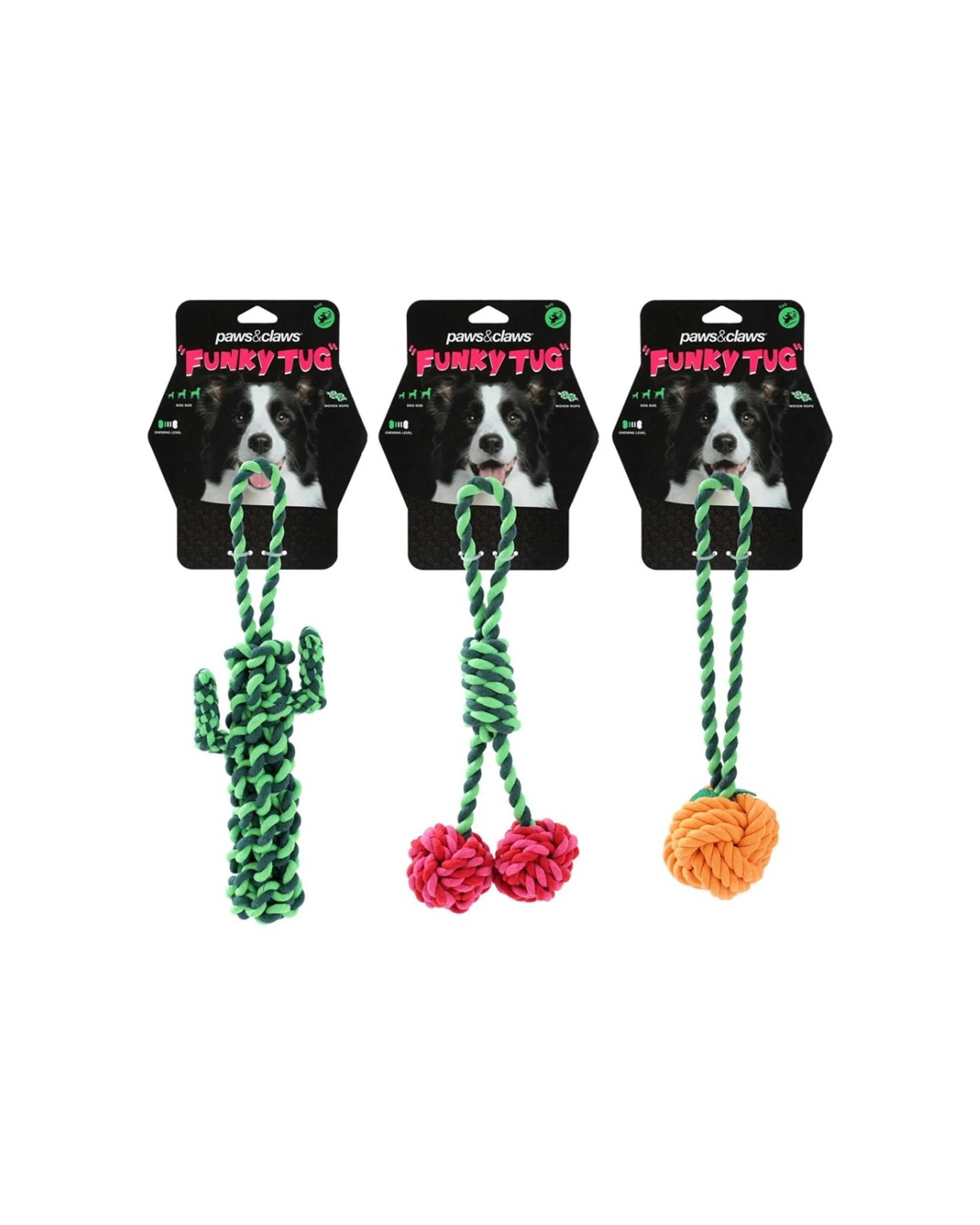 3 Paws & Claws 6PK Fruit Rope Pet Dog Toy 25x13x6cm - Assorted, 3 of 4