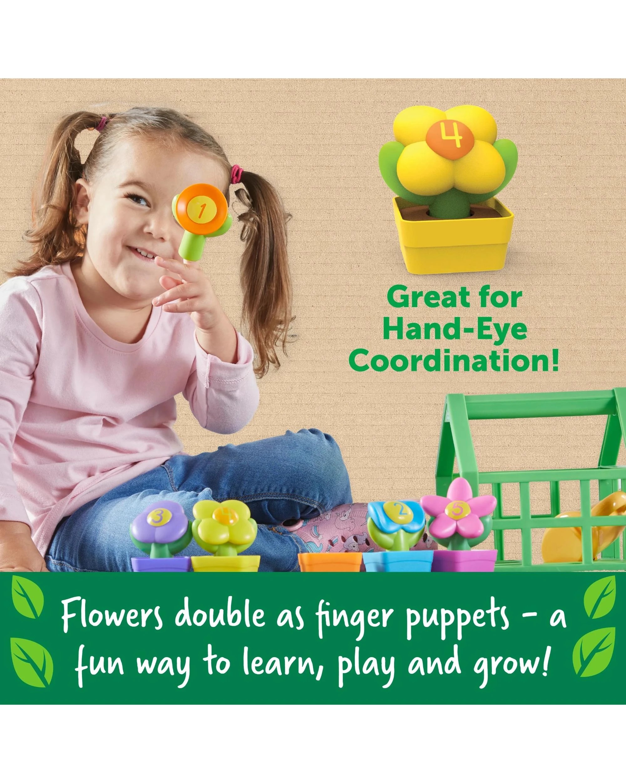 3 Learning Resources Growing Greenhouse Color and Number Playset, 3 of 7