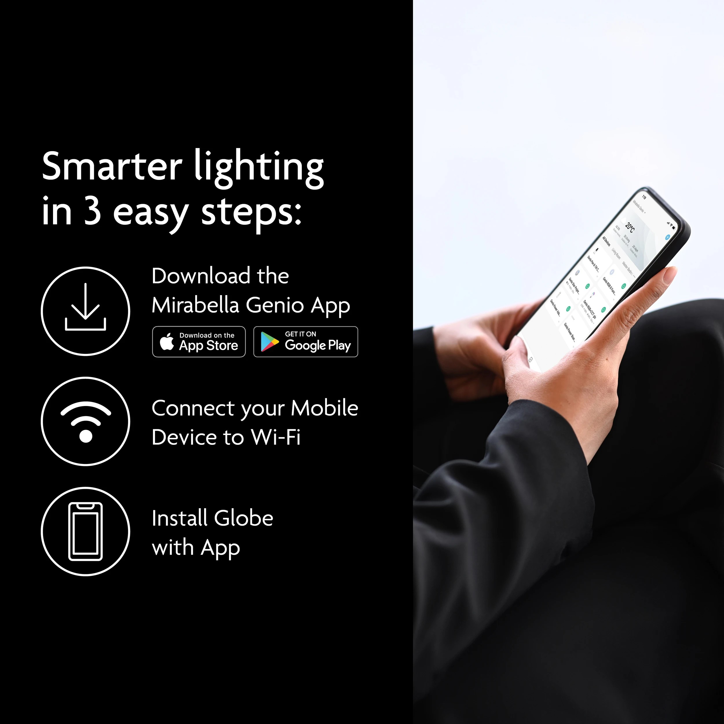8 Mirabella Genio 9W LED Wi-Fi Smart Dimmable Bulb, 8 of 10
