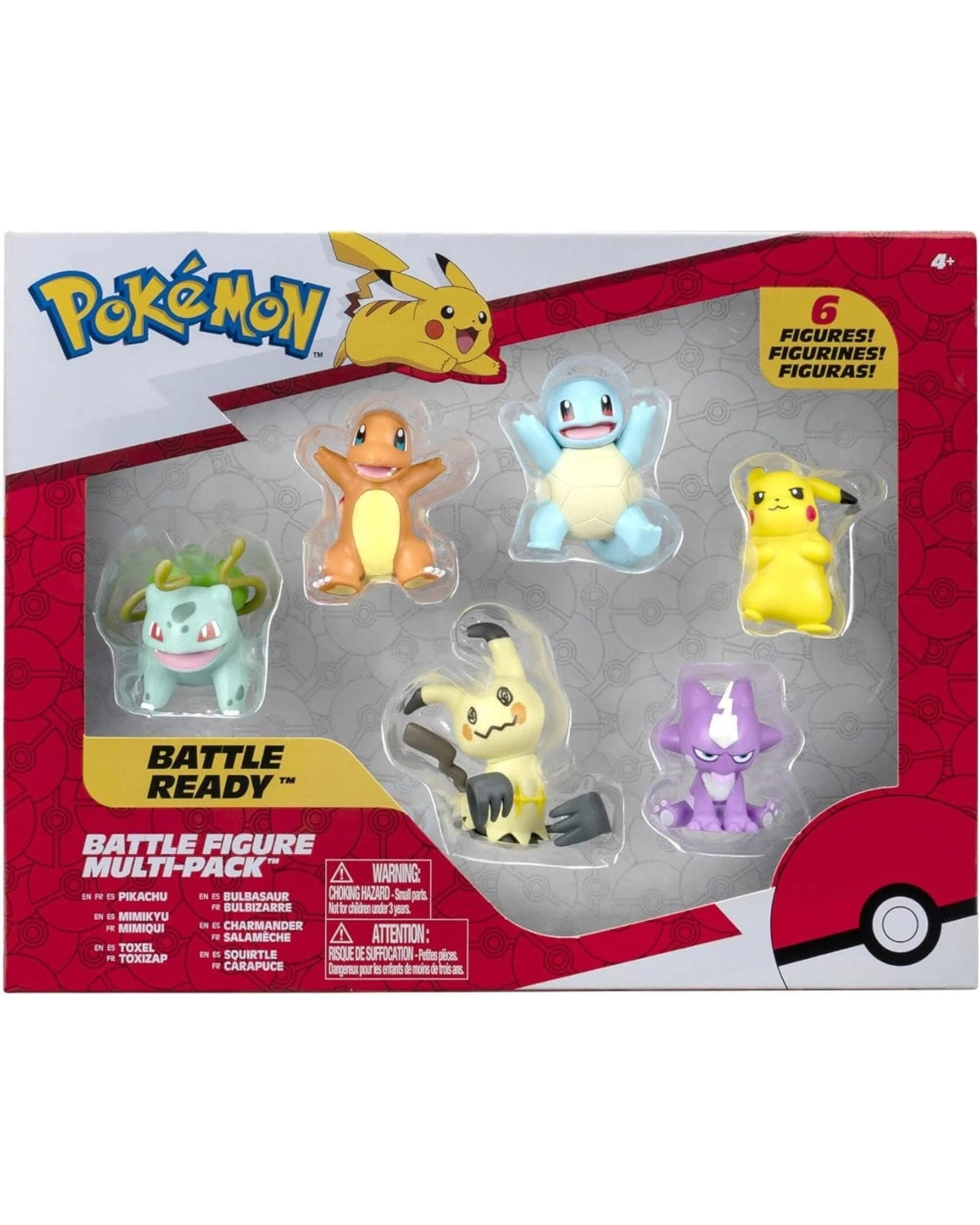 1 Pokemon Battle Figure Multi 6 Pack, 1 of 8