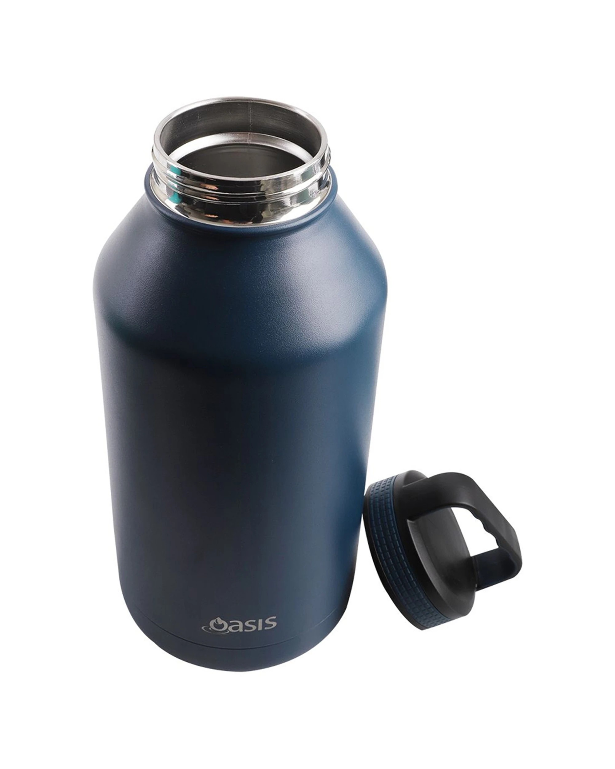 2 Oasis 1.9l Double Wall Insulated Titan Drink Water Bottle Stainless Steel Navy
 - Blue, 2 of 5