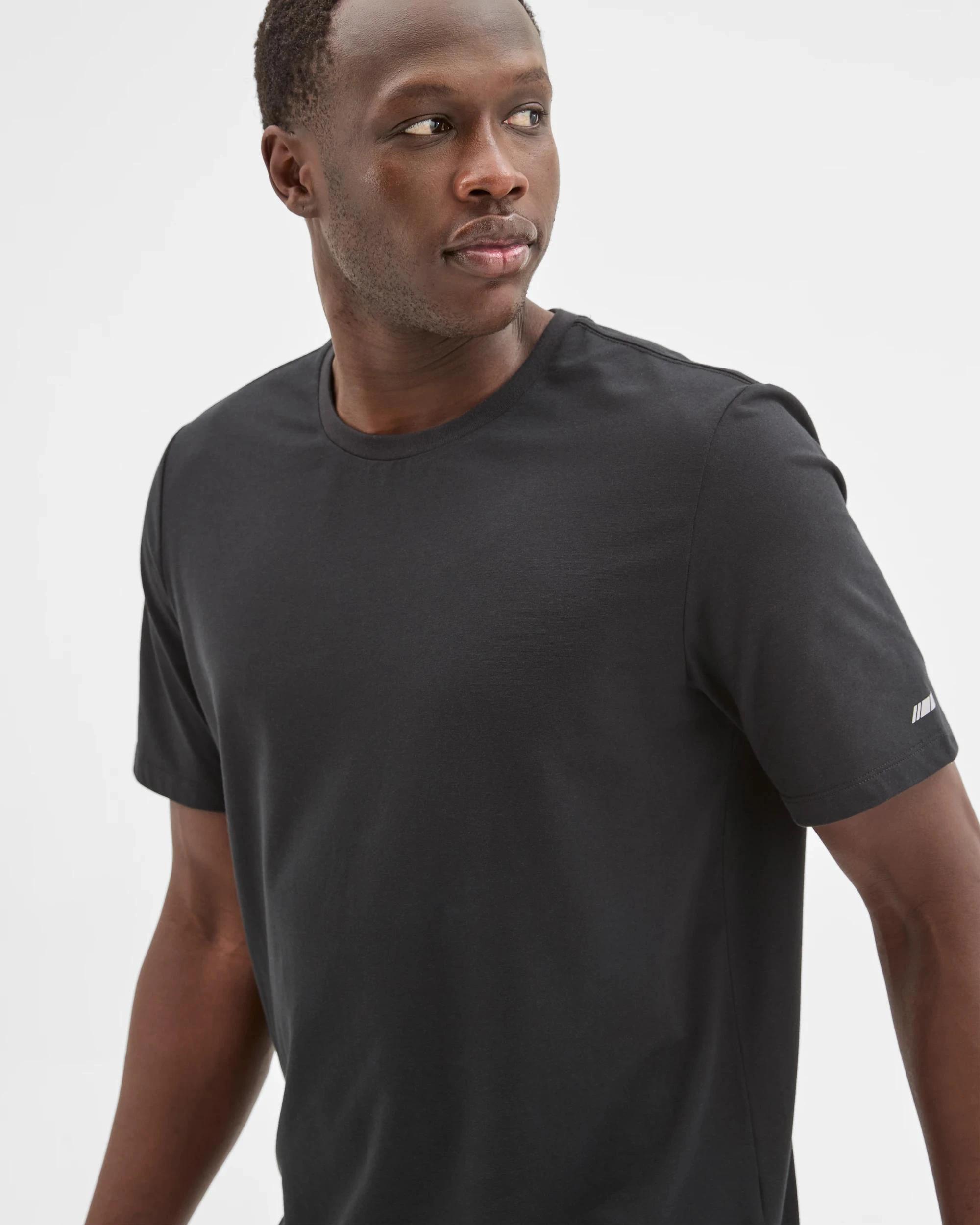 5 Target Active Australian Cotton Blend Active Training T-Shirt BLACK, 5 of 6