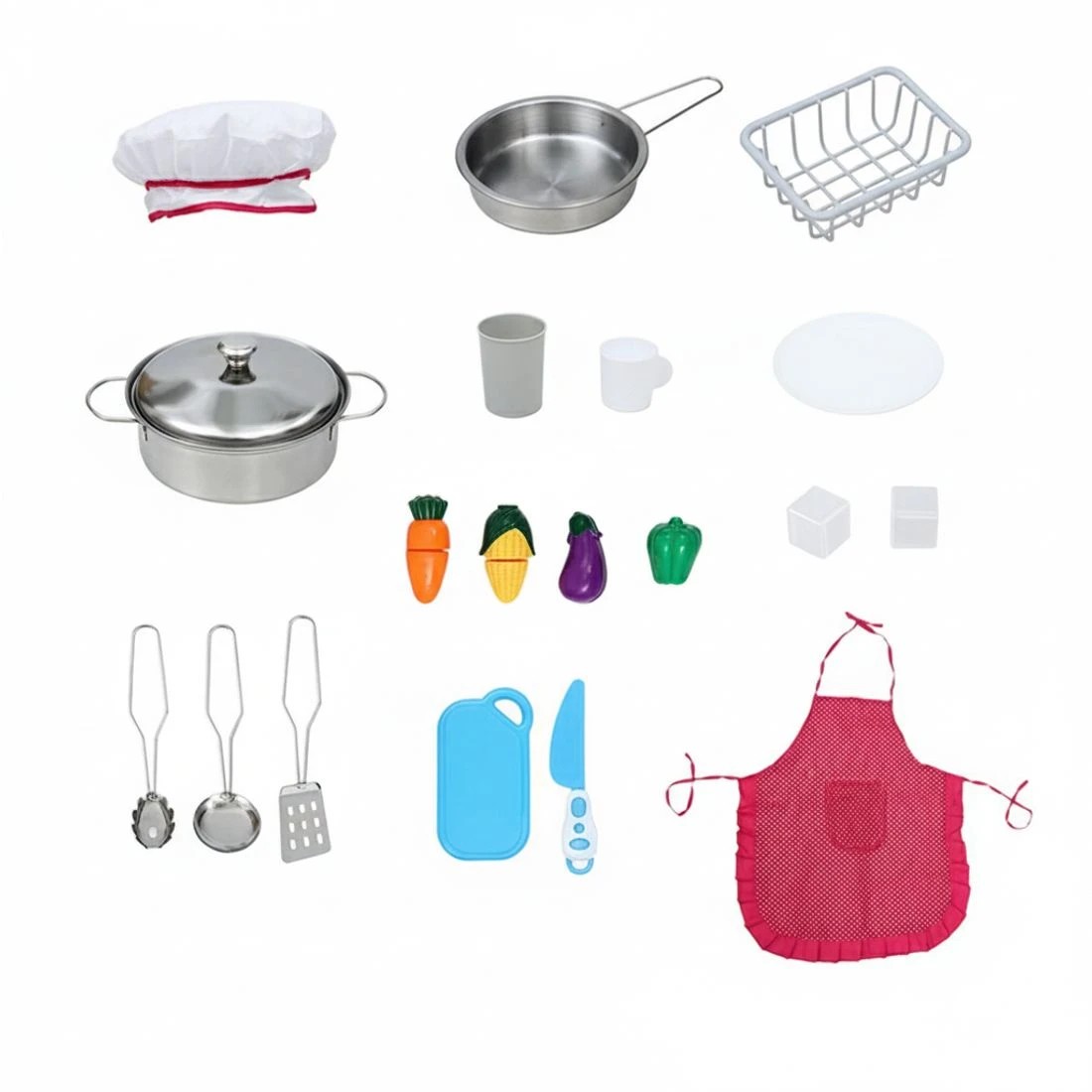 4 Keezi Kids Kitchen Playset 2 Piece en Pretend Play Coffee Maker Toy 100CM - Pink, 4 of 8