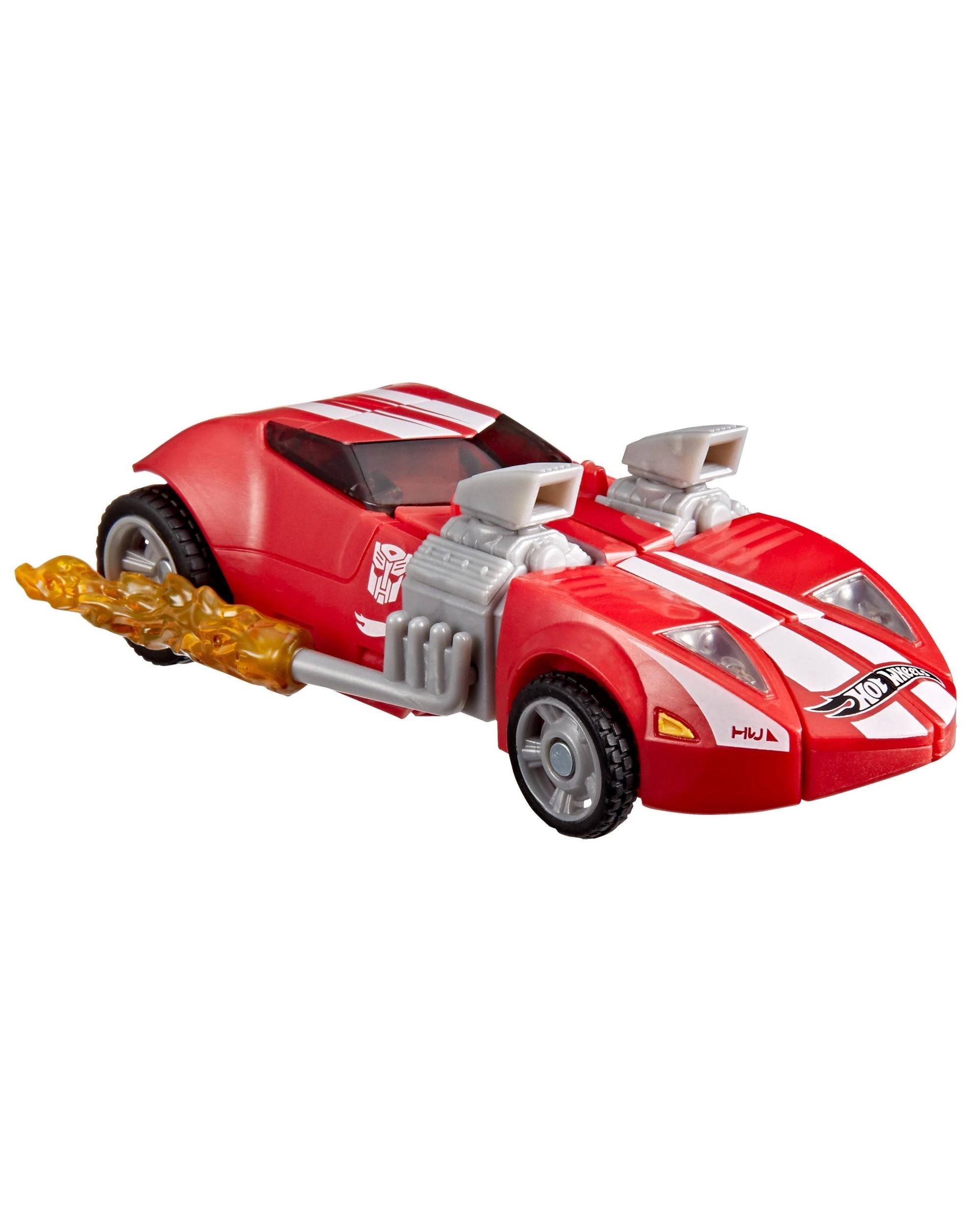 4 Transformers Collaborative Hot Wheels x Transformers Twin Mill Action Figure - Red, 4 of 9