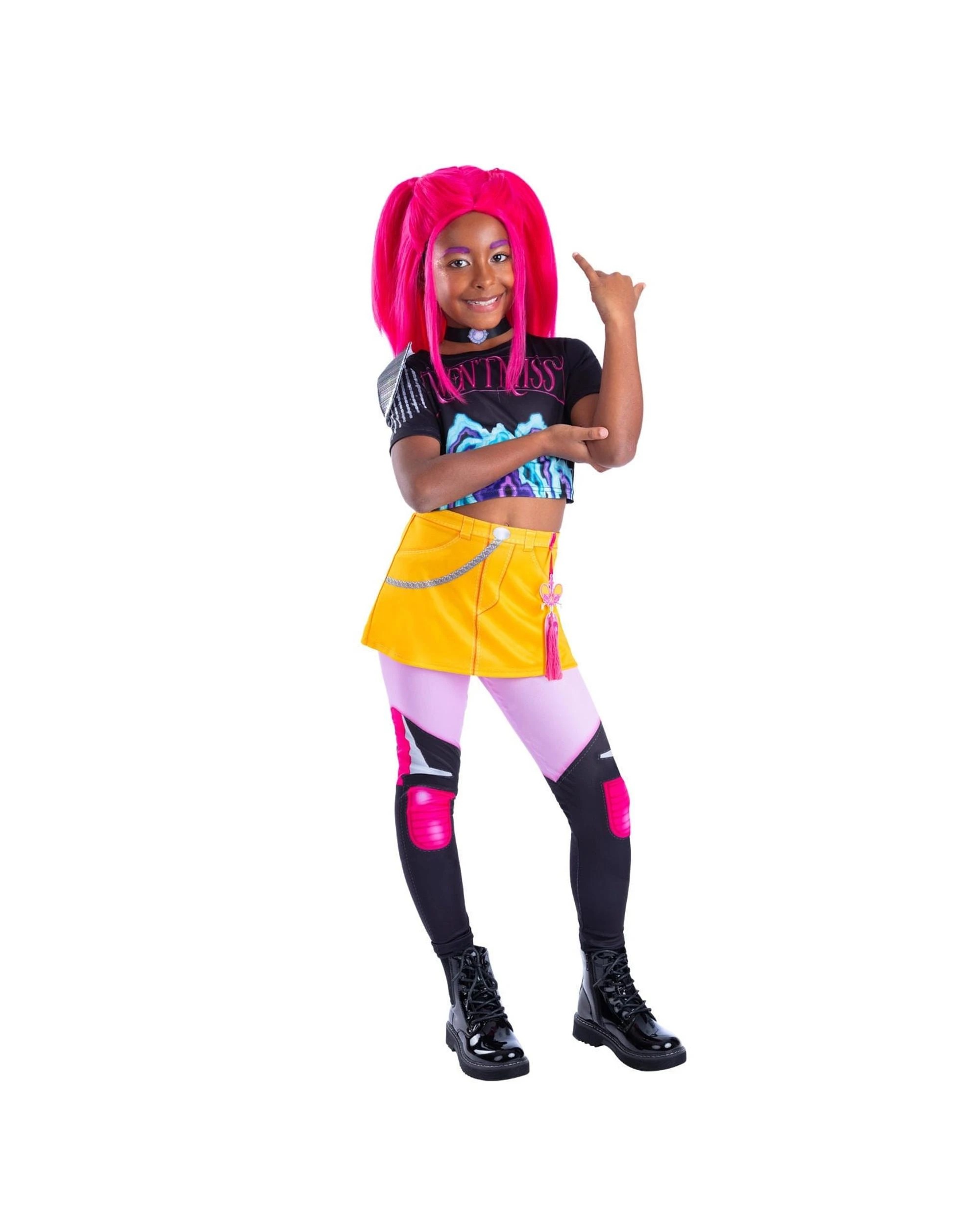 1 K-Pop Demon Hunters Mira Child Costume Size XS 6 Years, 1 of 8