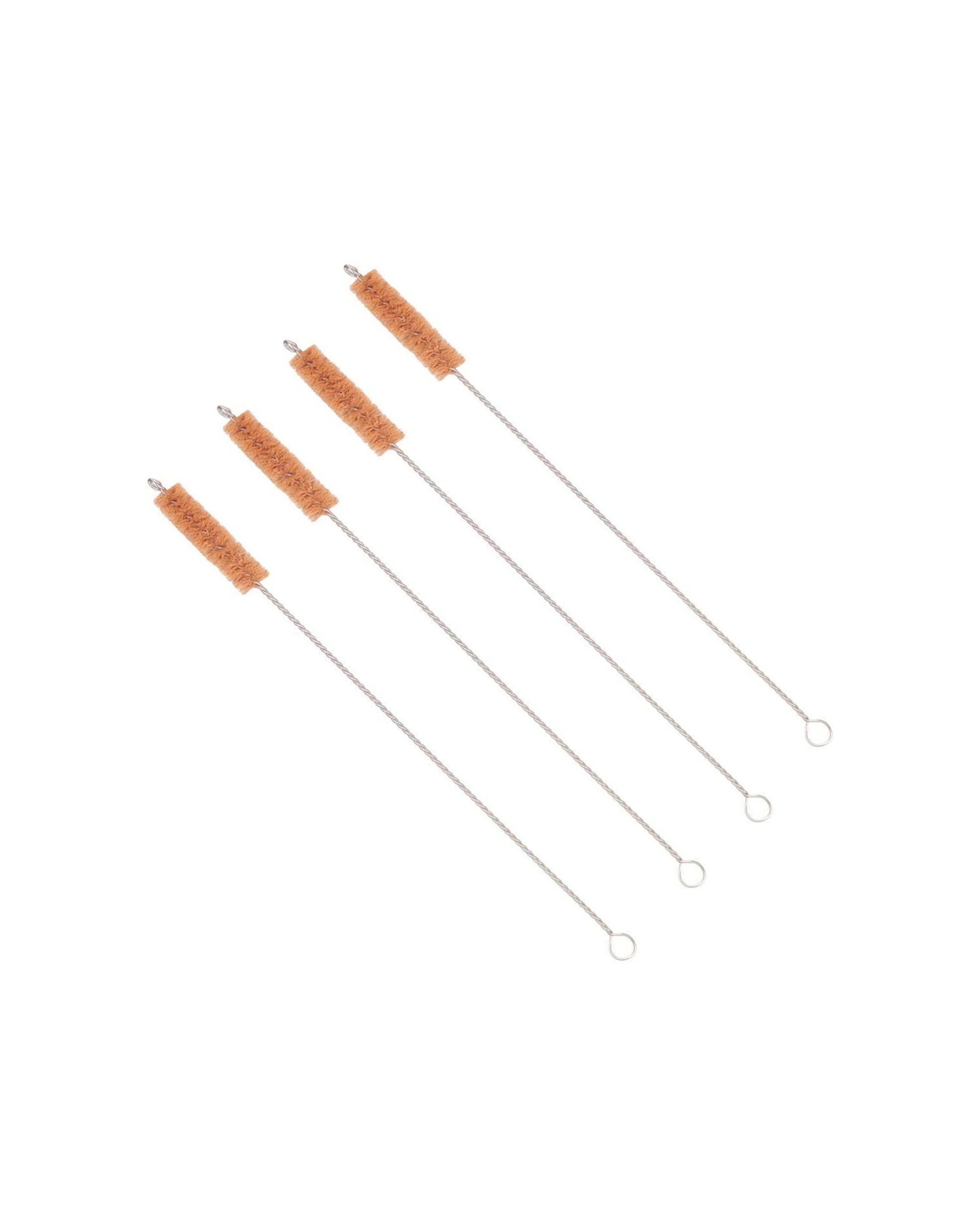 1 White Magic 4PK Eco Basics Coconut Cleaner Brush For Reusable Straw - Orange, 1 of 4