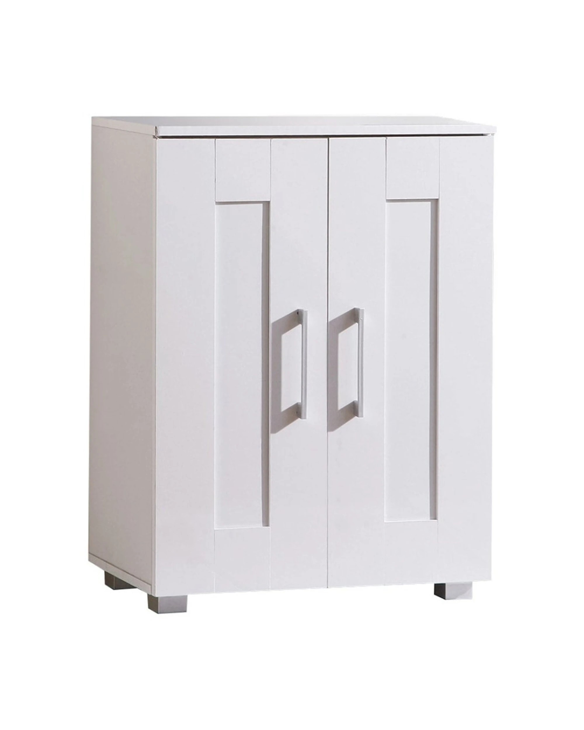 1 Alpine Bay Montreal Cupboard 2 Door Low Multipurpose Storage Unit - White, 1 of 4