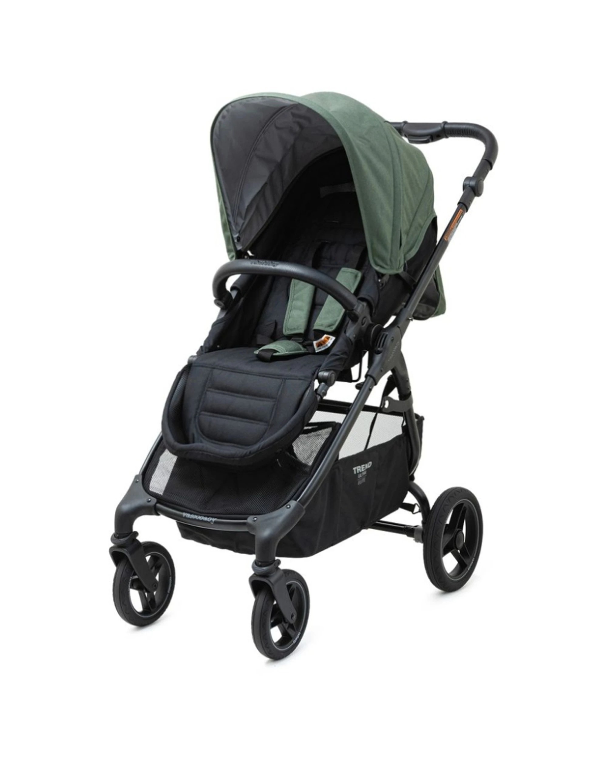 5 Valcobaby Trend Ultra Elite Stroller Pram Reversible One-Hand Fold Infinity - Green, 5 of 9