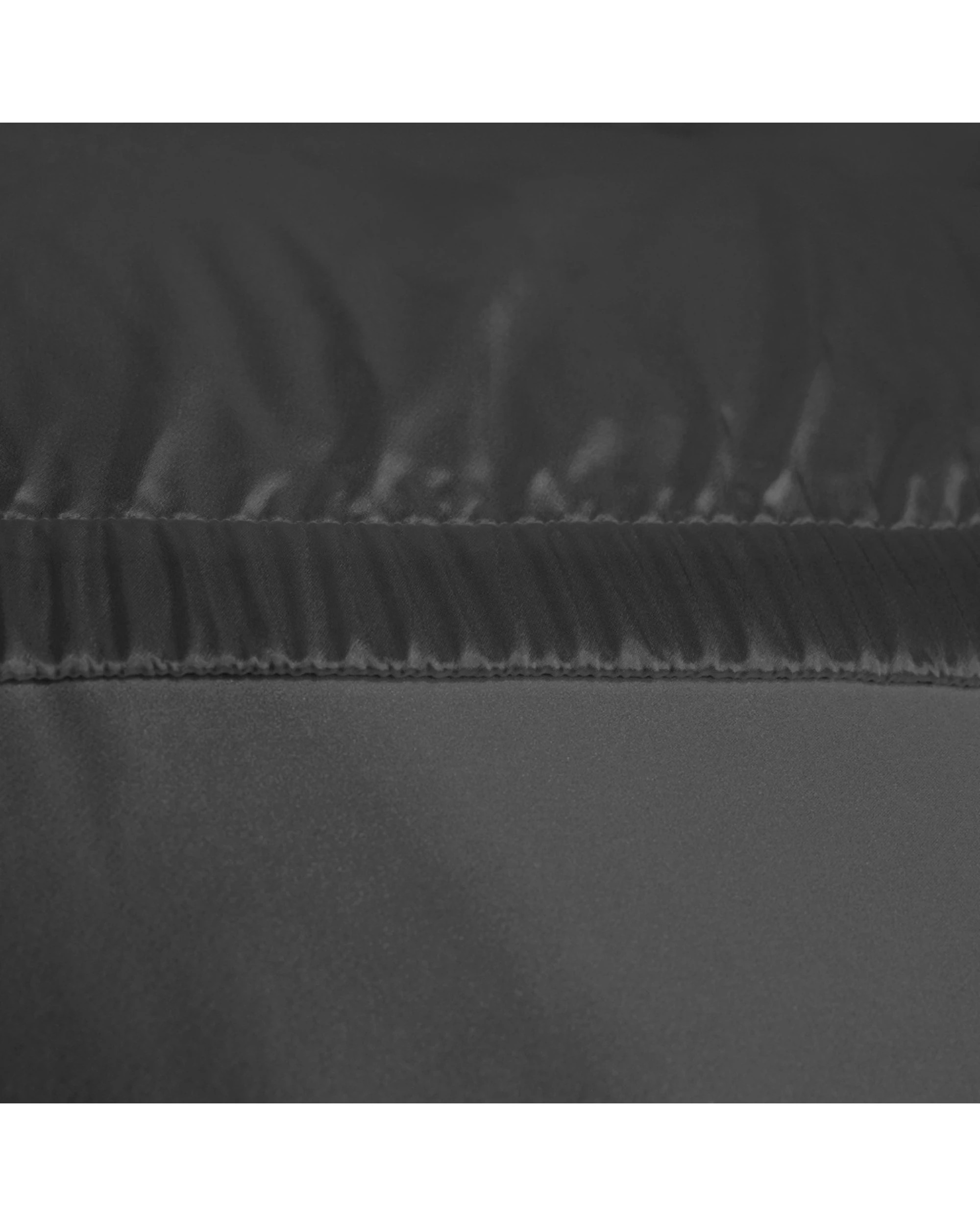 6 Bedding co Sheet Set 100% Mulberry Silk 22 Momme Dark - Super King Bed - Grey, 6 of 8