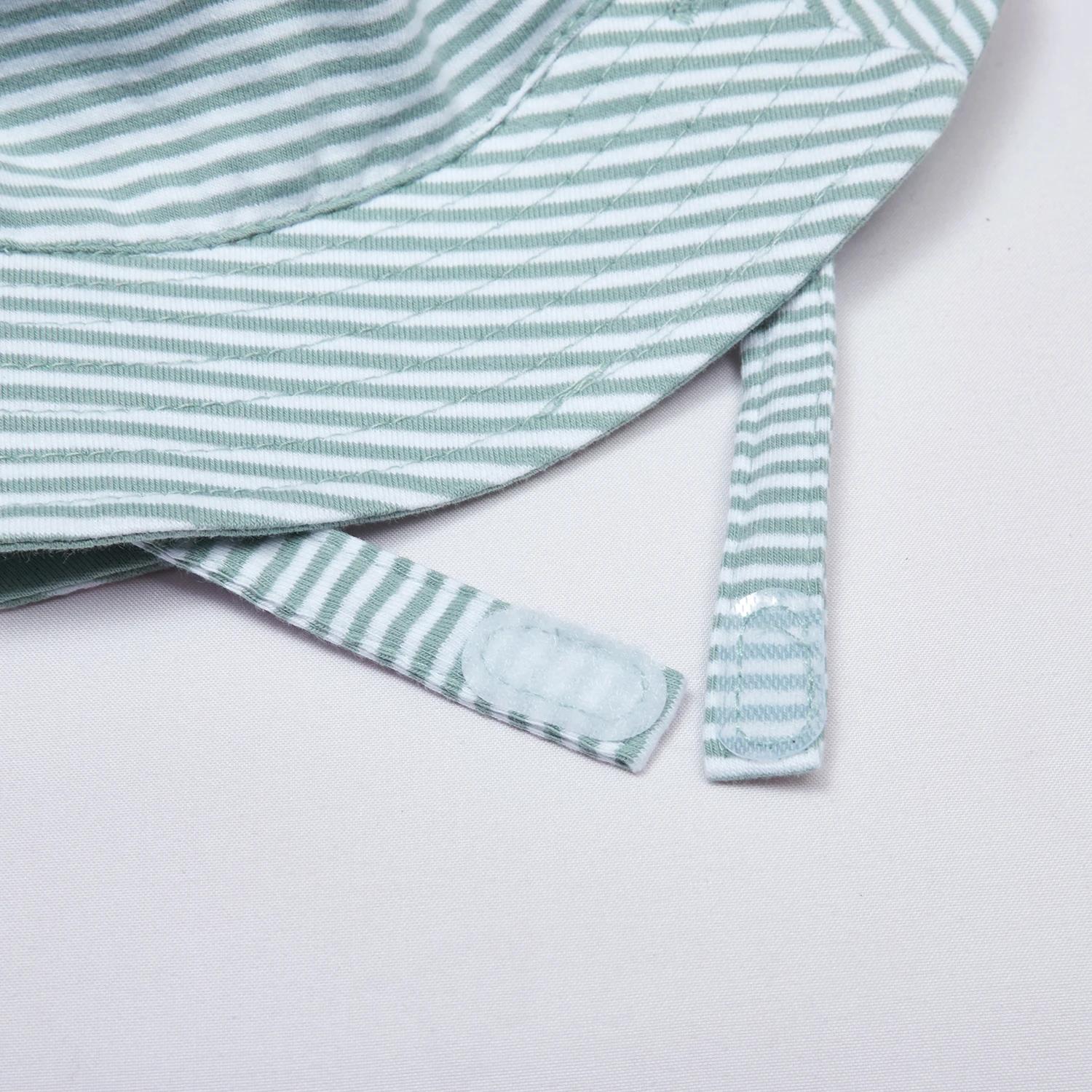 6 Snugtime Stipe Jersey Bucket Hat, Greenstripe Small GREEN, 6 of 6